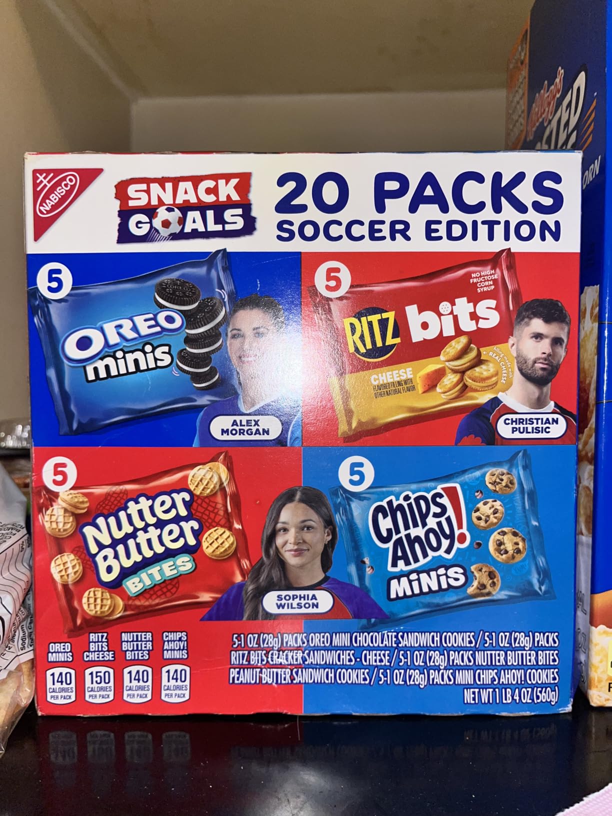 Nabisco Snacks Variety Pack, 4 Flavors, Cookies & Crackers, 20 Snack Packs | OREO Minis, NUTTER BUTTER Bites, CHIPS AHOY! Minis Cookies, and RITZ Bits Cheese Sandwich Crackers, Individually Wrapped customer photo 1