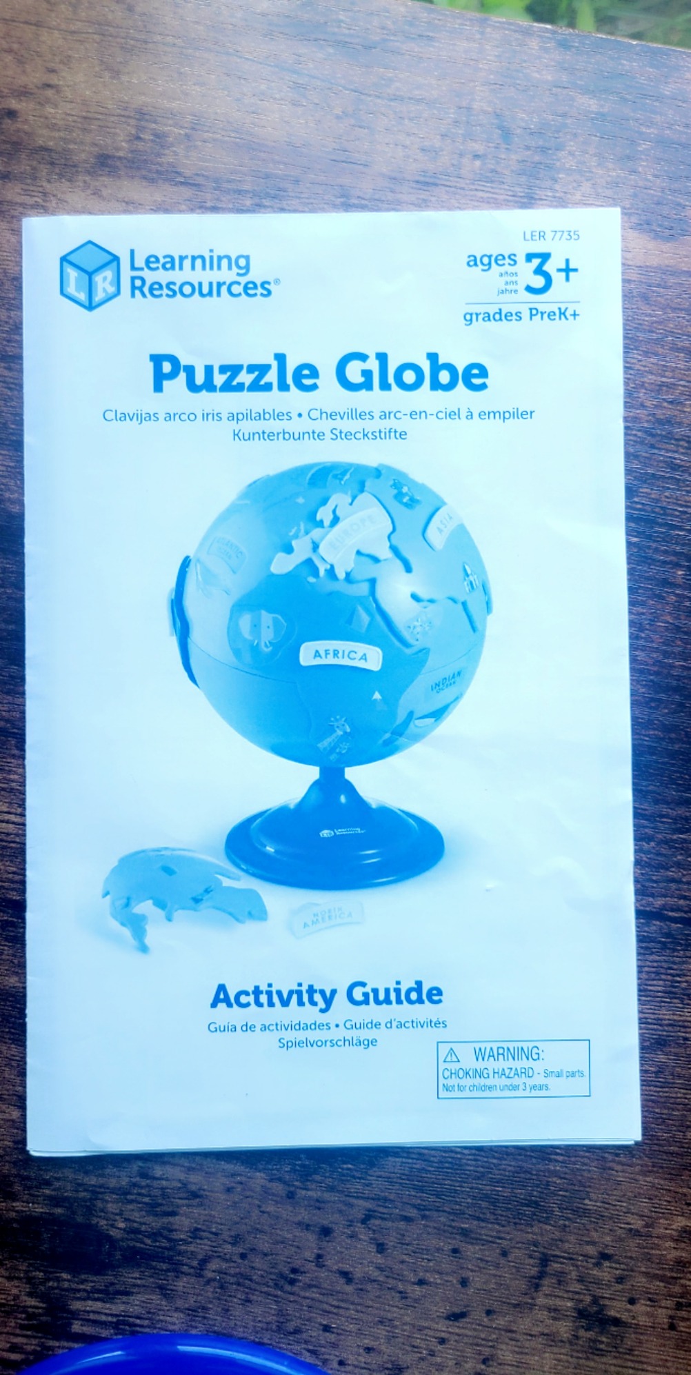 Learning Resources Puzzle Globe - Earth Montessori Toys, Preschool Classroom Must Haves, STEM World Puzzles, Educational Geography Games, Fine Motor Skills, Gifts for Boys and Girls customer photo 1