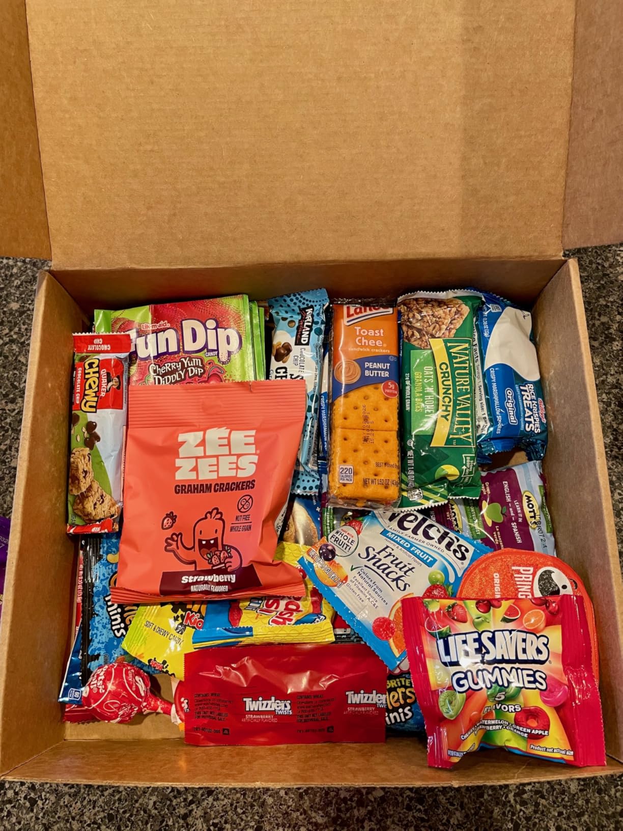 CRAVEBOX Snacks Box Variety Pack Care Package (45 Count) Summer Treats Gift Basket Adults Kids Grandkids Guys Girls Women Men Boyfriend Birthday Cookies Chips College Student Office School customer photo 1