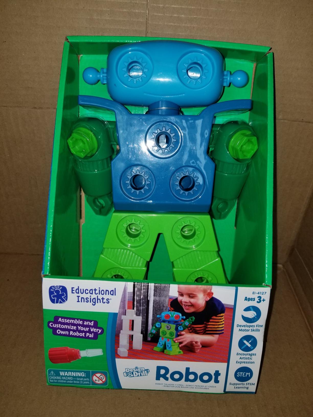 Educational Insights Design & Drill Robot - Construction Toys & Tools for Kids, Robot Toy Building Sets, Kids' Tool Set with Working Screwdriver, Take Apart STEM Set, Gifts for Boys & Girls Ages 3+ customer photo 2