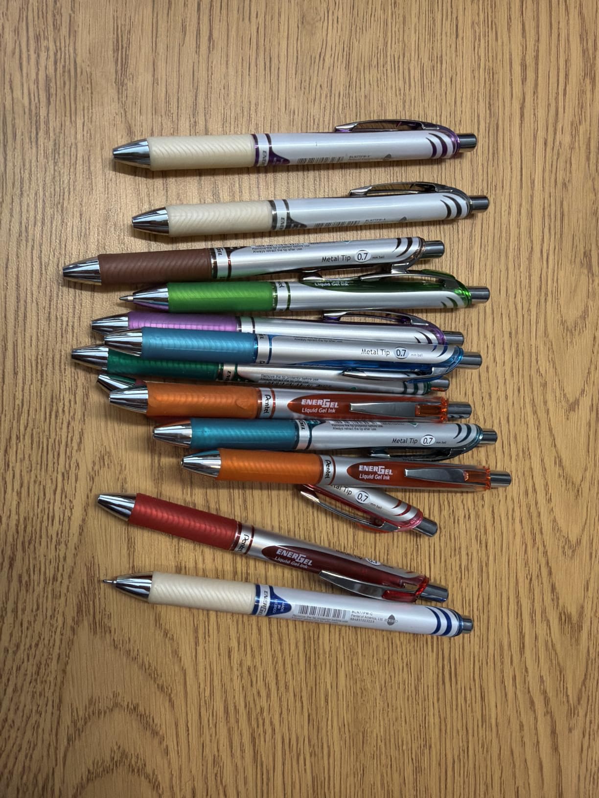 Pentel EnerGel RTX Retractable Liquid Gel Pens, (0.7mm), Assorted Colors, Ultimate Writing Pens, Best Writing Pens for Office, School and Journaling, Pack of 12 customer photo 1