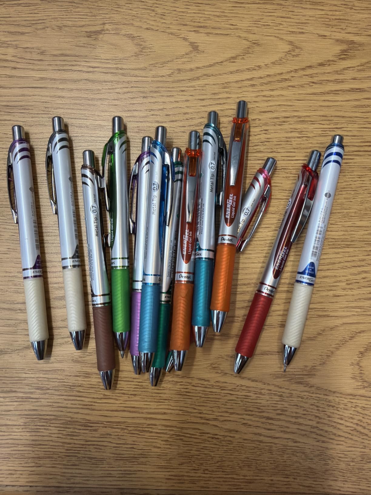 Pentel EnerGel RTX Retractable Liquid Gel Pens, (0.7mm), Assorted Colors, Ultimate Writing Pens, Best Writing Pens for Office, School and Journaling, Pack of 12 customer photo 2