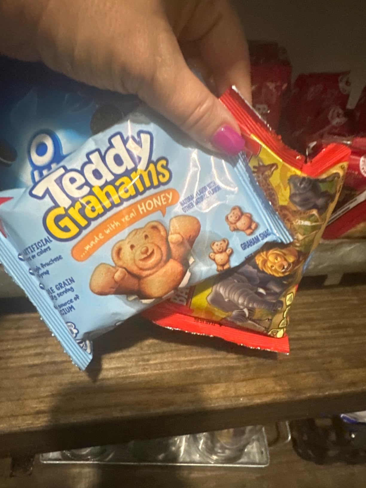 Nabisco Team Favorites Snacks Variety Pack, 4 Flavors, 30 Snack Packs | BARNUM'S Animal Crackers, TEDDY GRAHAMS, CHIPS AHOY! Minis, OREO Minis Cookies, Individually Wrapped customer photo 2