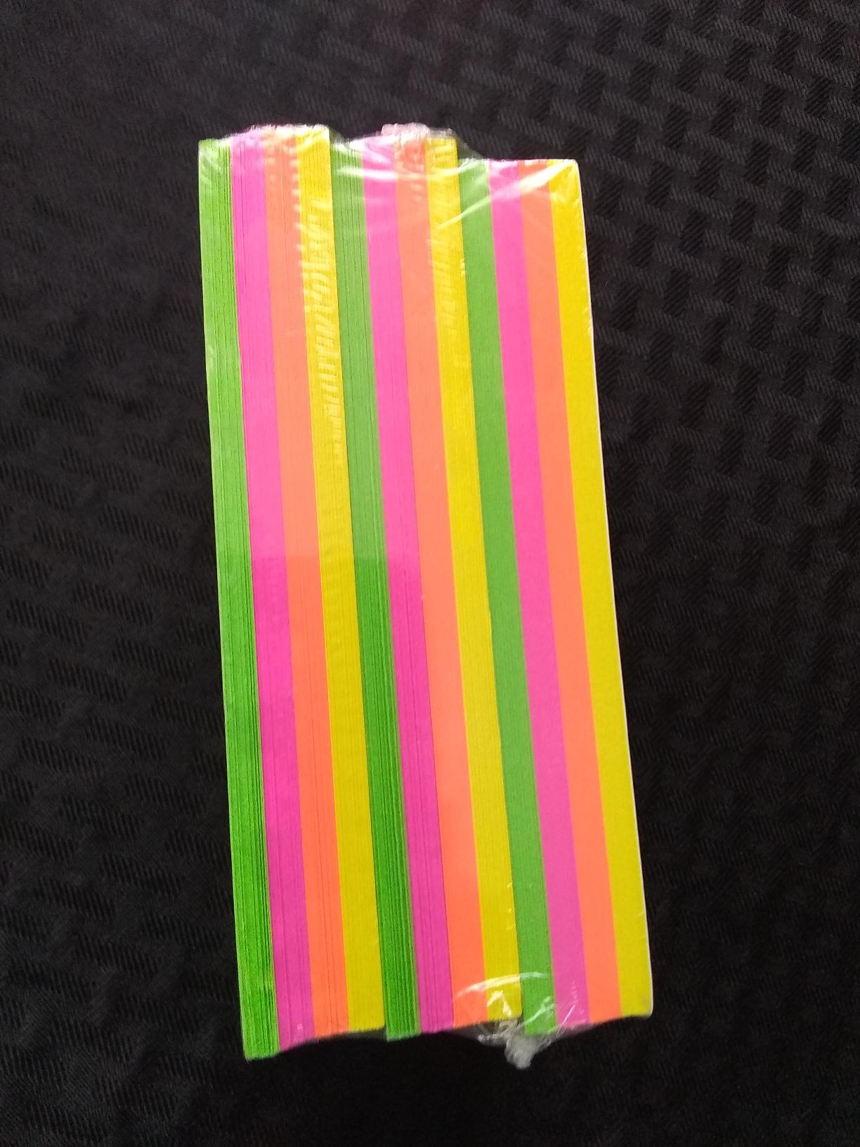 Amazon Basics Ruled Index Flash Cards for Studying and Note Taking, Color Coding, Assorted Neon Colors, 3