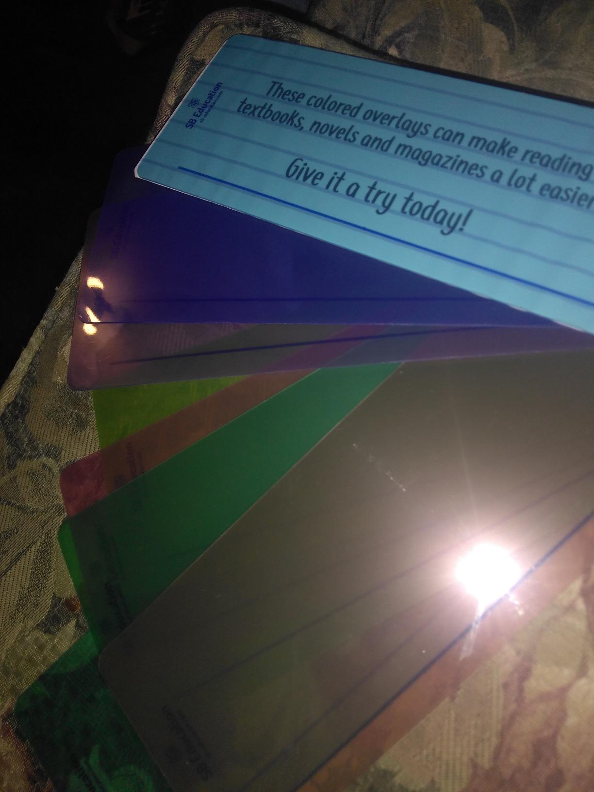 Luigi's SB Education 10 x Dyslexia Reading Tools for kids with Coloured Overlays | Guided reading strips for Dyslexia, Irlen Syndrome, ADHD and Visual Stress | Perfect Reading Trackers for kids customer photo 1