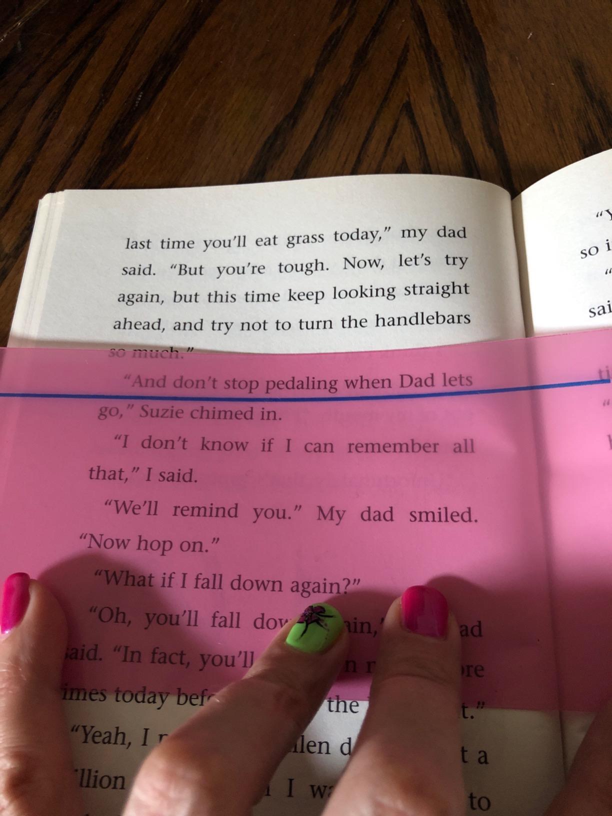 Luigi's SB Education 10 x Dyslexia Reading Tools for kids with Coloured Overlays | Guided reading strips for Dyslexia, Irlen Syndrome, ADHD and Visual Stress | Perfect Reading Trackers for kids customer photo 2