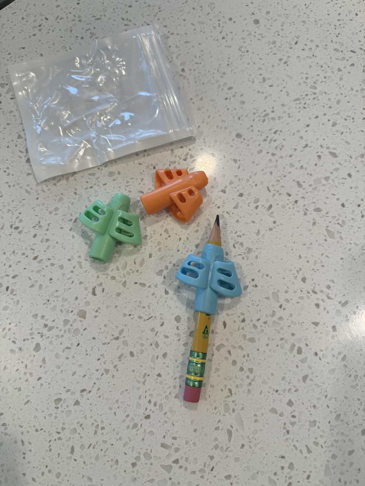 Stylo Pencil Grips for Kids Handwriting, Toddlers 2-5, Assorted, 6 Pack | Ergonomic Tripod Grip Trainer, Occupational Therapy & Dysgraphia, Writing Tools, Left & Right Handed, Preschool, Homeschool customer photo 2