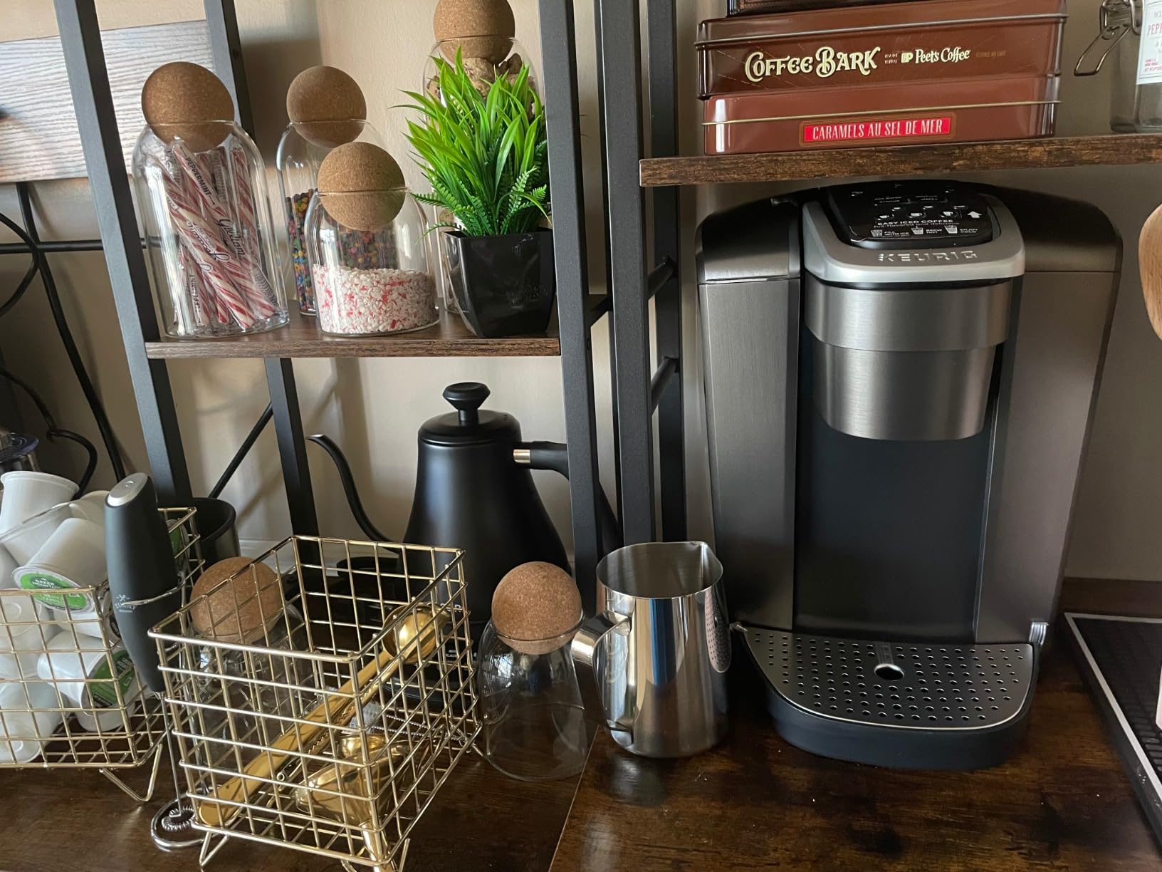 Keurig K-Elite Single Serve K-Cup Pod Coffee Maker, with Strength and Temperature Control, Iced Coffee Capability, 8 to 12oz Brew Size, Programmable, Brushed Slate customer photo 2