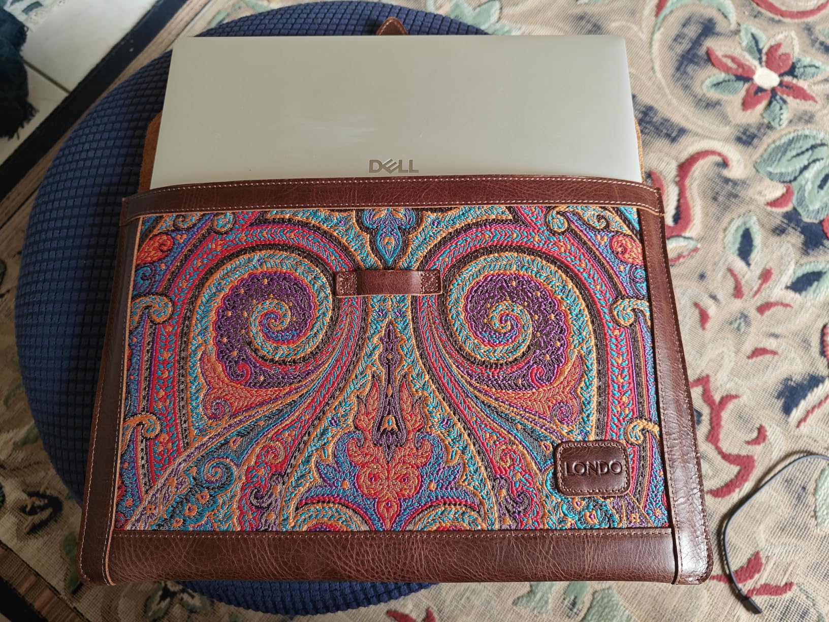 Londo Leather Sleeve Compatible with MacBook Pro 14 & Air 13-13.3 Inch (M5, M4, M3, M2, M1, Pro, Max) & iPad Pro 12.9, Premium Top Grain Leather Laptop Bag, 2020 to 2026 Models customer photo 1