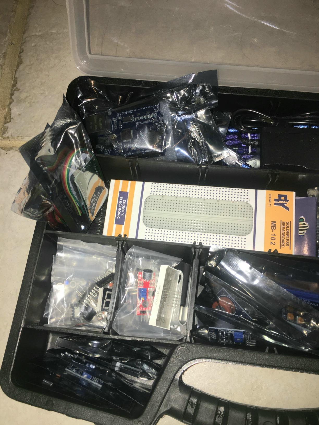 GAR Monster Starter Kit for Arduino - Robotics & IoT Development | Comprehensive 5-Board Set: Uno R3, Mega 2560, Nano V3, ESP32 WiFi+BT, ESP8266 NodeMCU | 25 Sensors, Tutorials & Organizer Toolbox customer photo 2