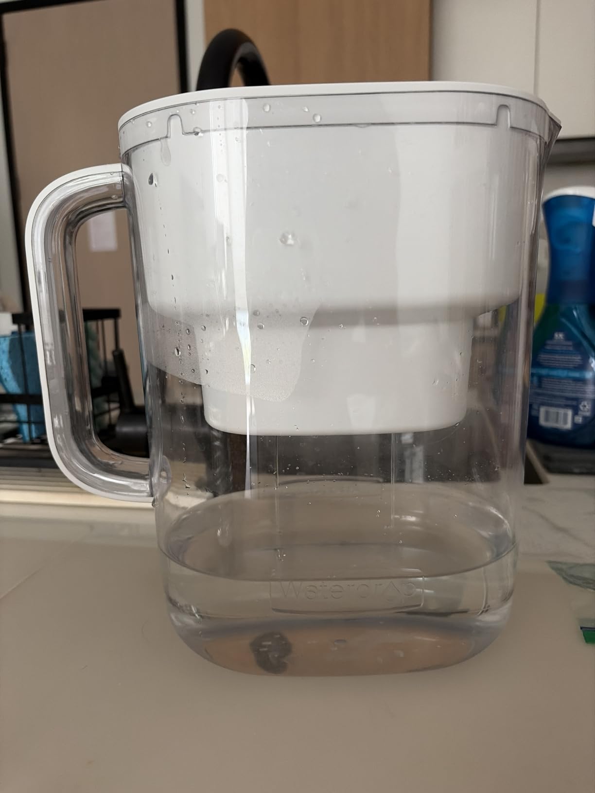 Waterdrop PT-07B Water Filter Pitcher, 10-Cup, NSF Certified, 200-Gallon Long-Life Filter, Improves Coffee & Tea Taste, Reduces PFOA/PFOS and Chlorine, 5X Longer Filter Life, Blue customer photo 1