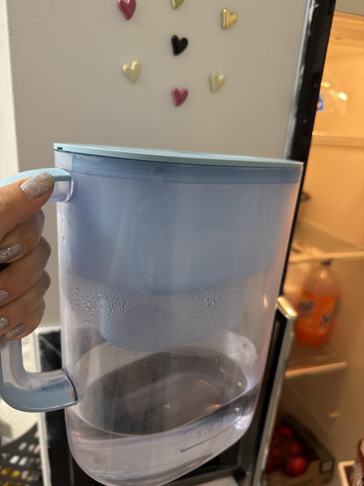 Waterdrop PT-07B Water Filter Pitcher, 10-Cup, NSF Certified, 200-Gallon Long-Life Filter, Improves Coffee & Tea Taste, Reduces PFOA/PFOS and Chlorine, 5X Longer Filter Life, Blue customer photo 2