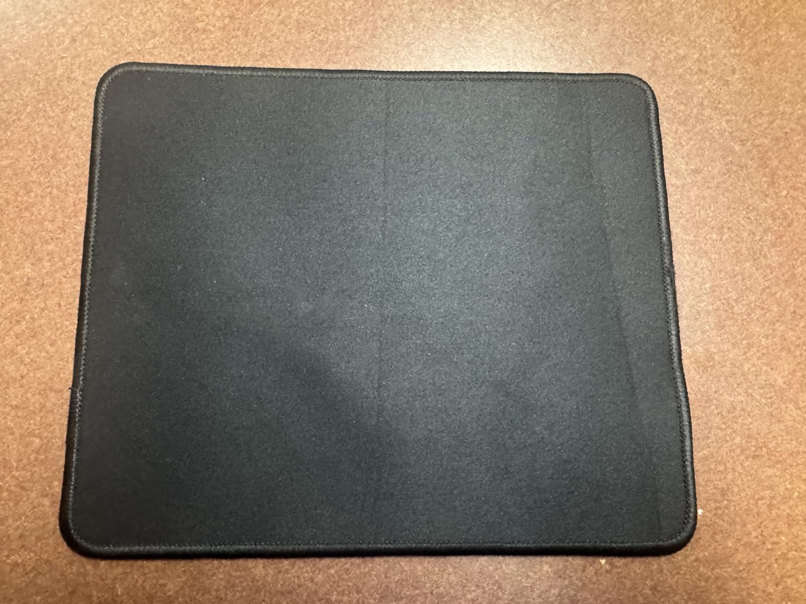 JIKIOU 3 Pack Mouse Pad with Stitched Edge, Perfect Size 10.2x8.3in Black | Anti-Fray, Comfortable Smooth Lycra Surface, Non-Slip Rubber Base, Machine Washable Fade-resistant, Compatible with All Mice customer photo 1
