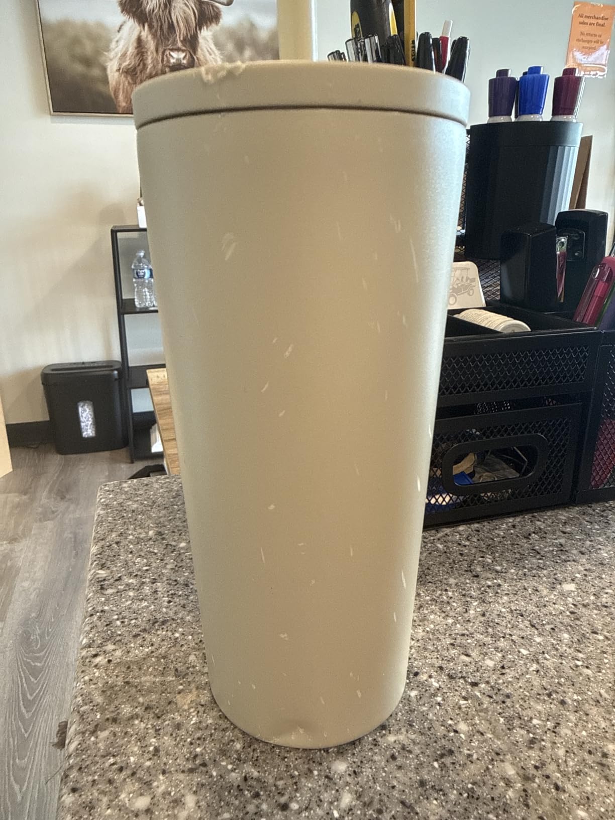 Simple Modern Iced Coffee Tumbler, Insulated, 24oz, Black, Reusable Stainless Steel Cup, Travel Mug, Water Bottle with Straw, Cupholder Friendly customer photo 1
