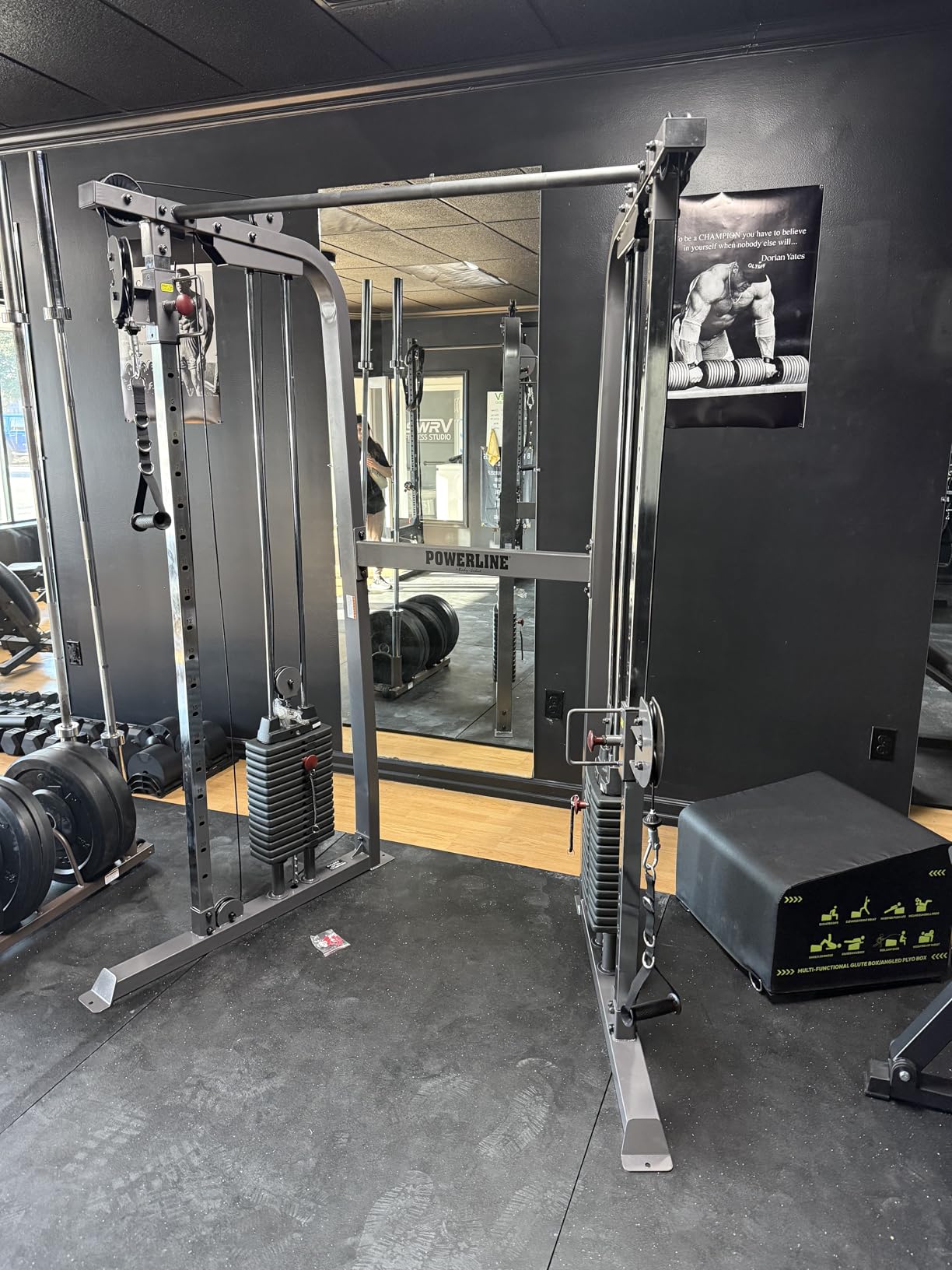 Body-Solid Powerline Cable Crossover Exercise Machine for Home & Commercial Gym, Functional Training Center with Dual Weights Stack for Cable Workout customer photo 2