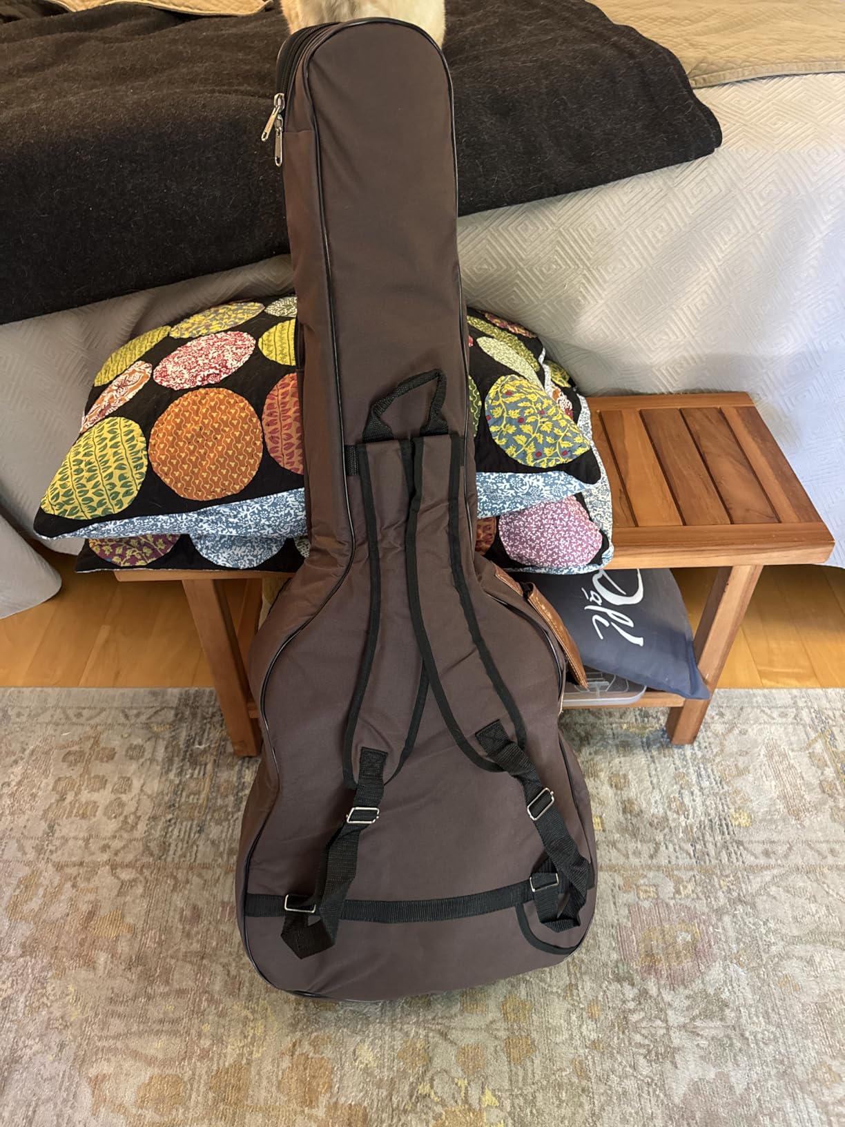 CAHAYA Guitar Bag 40 41 42 In 6 Pockets Guitar Case Water Resistant Oxford Cloth 0.5 In Extra Thick Sponge Padded for Acoustic Classical Guitar with Anti-theft Pocket CY0150 customer photo 1