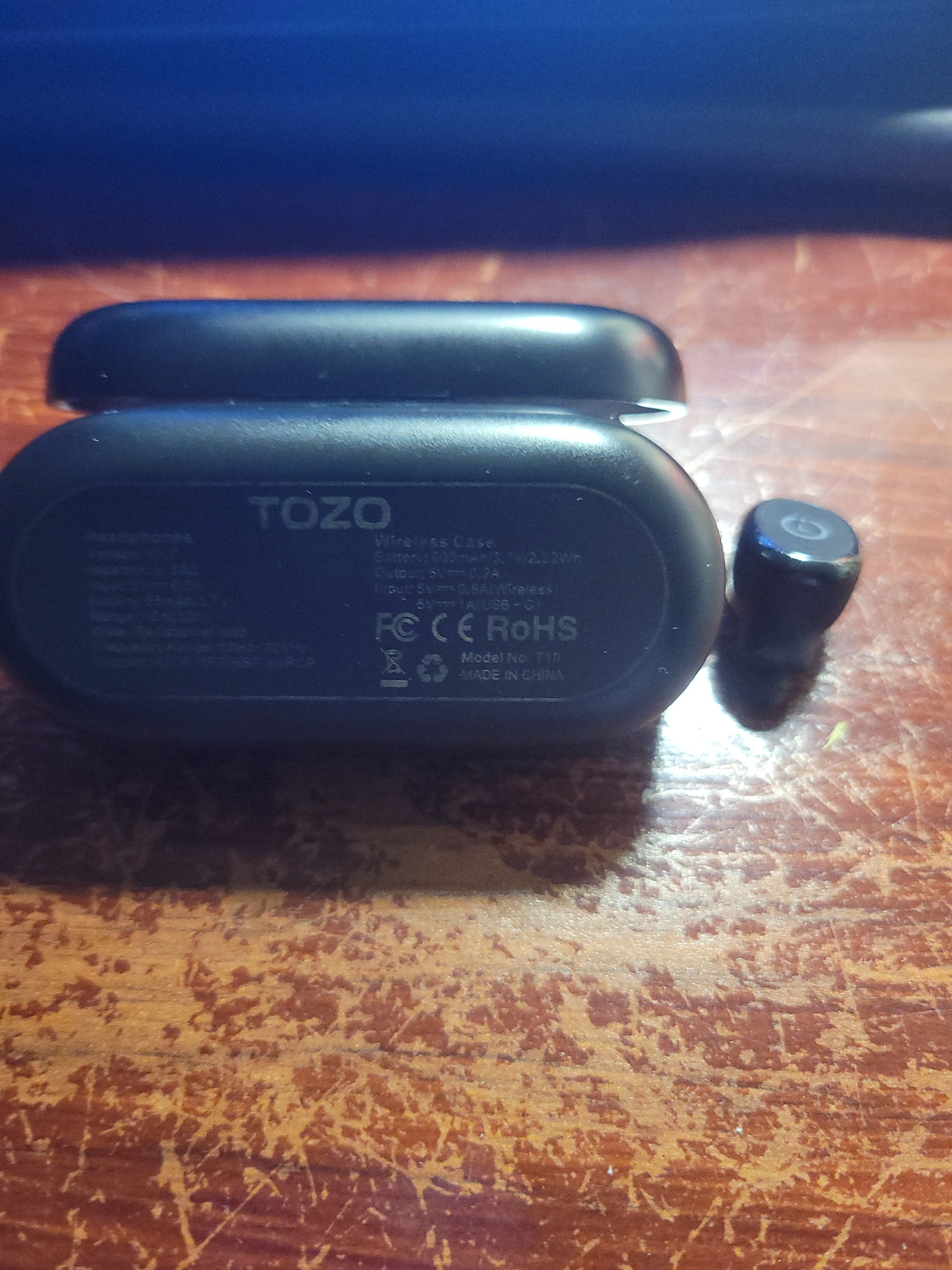 TOZO T10 Wireless Earbuds Powerful Bass Stereo Wireless Charging, APP, IPX8 Waterproof, 55H Playtime, Ergonomic Design In Ear buds, App Customize EQ, Bluetooth 5.3 Headphones customer photo 1