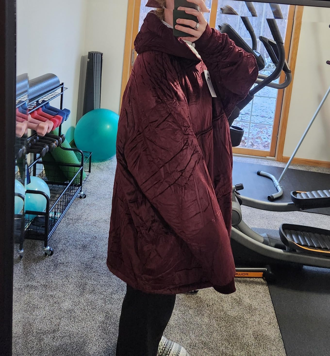Original | Shark Tank | Patented | Sherpa Wearable Blanket Hoodie customer photo 1