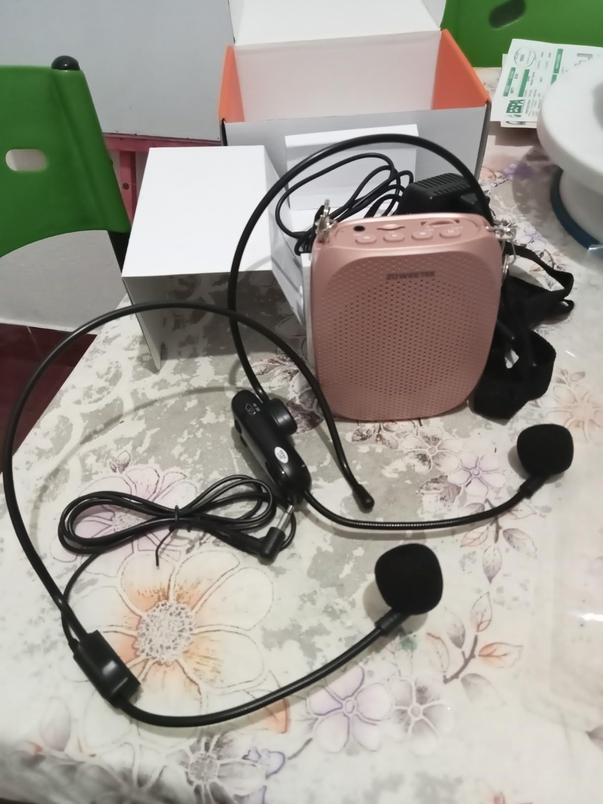 ZOWEETEK Original Voice Amplifier for Teachers with 2 Mics Wired+Wireless customer photo 1
