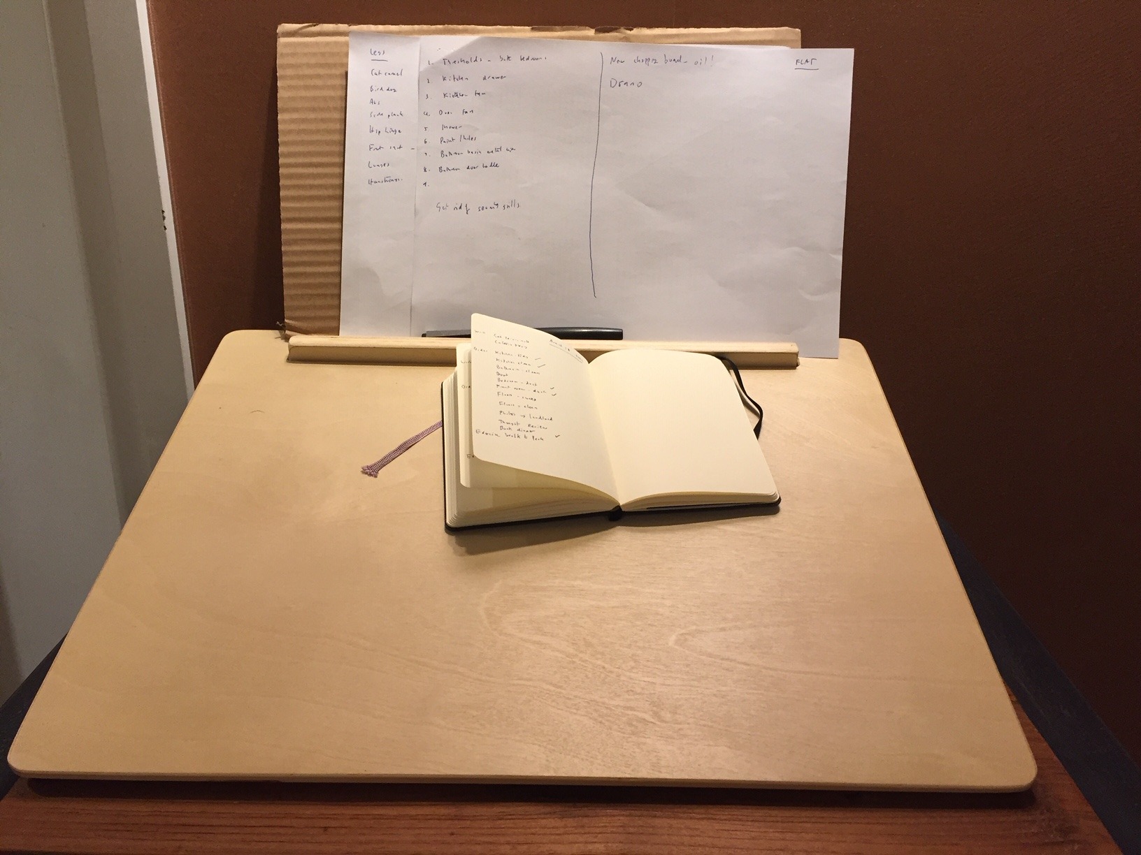 Zieler Ergonomic A3 Writing Slope with GRIP MAT for Better Writing Posture & Comfort Easywriter. Lacquered Wood with 20 Degree Angle. Suitable for Children & Adults. Space Saving Design customer photo 2