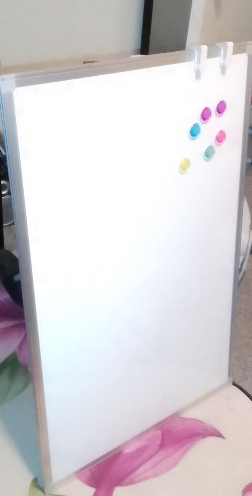 Maxtek Easel Whiteboard 36 x 24 in, Stand Tripod with Height Adjustable | 3' x 2' Magnetic Dry Erase Surface customer photo 2