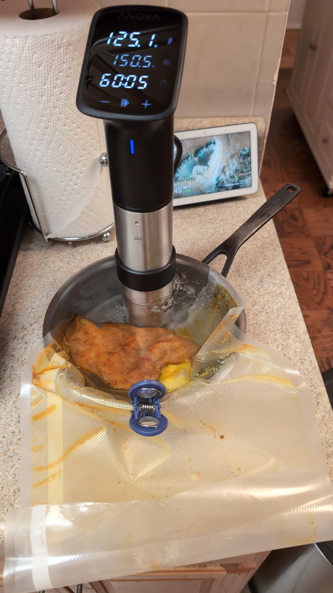 Anova Culinary Sous Vide Precision Cooker Pro, 1200 Watts, Black and Silver customer photo 1