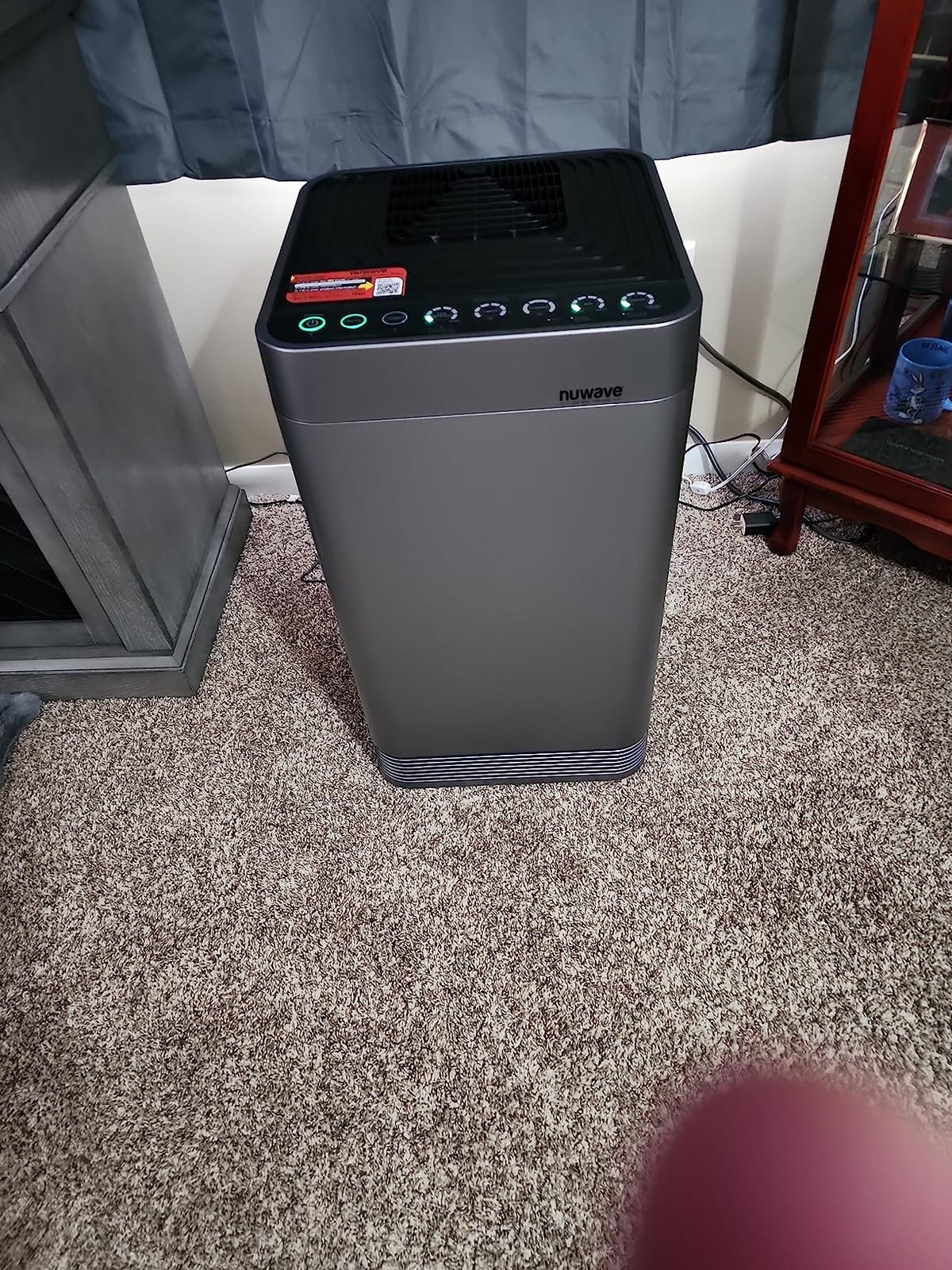 Nuwave Whole House Air Purifiers, Oxypure Smart Air Purifier with 5 Stages | Tower Structure Air Filter, Air Quality & Odor Sensors, Sleep Mode for Bedroom, Removes 99.99% of Dust, Smoke, Pollen customer photo 2