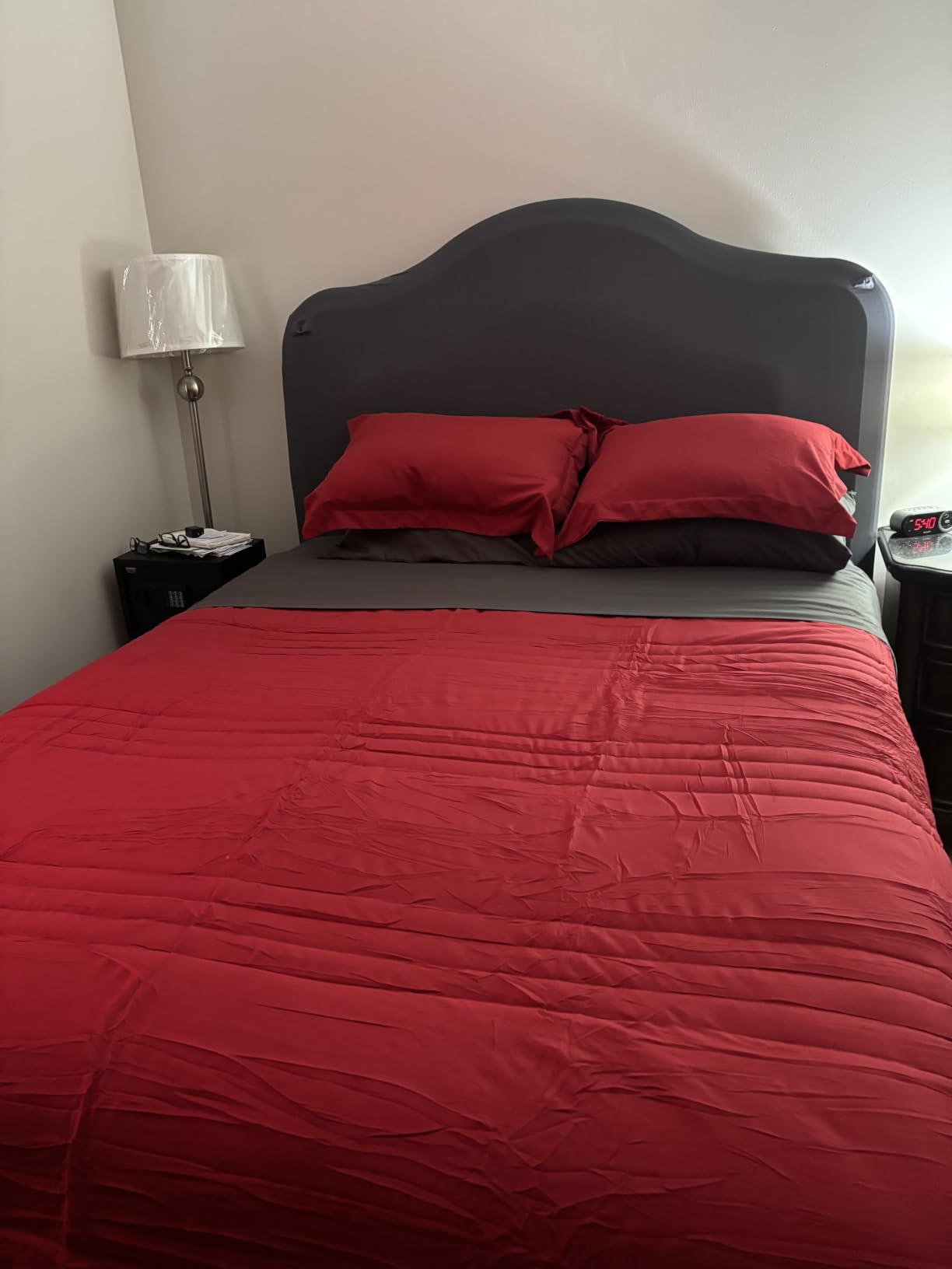 Bedsure Twin XL Comforter Set - 5 Pieces Reversible Grey Bed in a Bag, Twin XL Bedding Comforter Set College Dorm Essentials for Guys with 1 Flat Sheet, 1 Fitted Sheet, 1 Pillowcase and 1 Pillow Sham customer photo 1