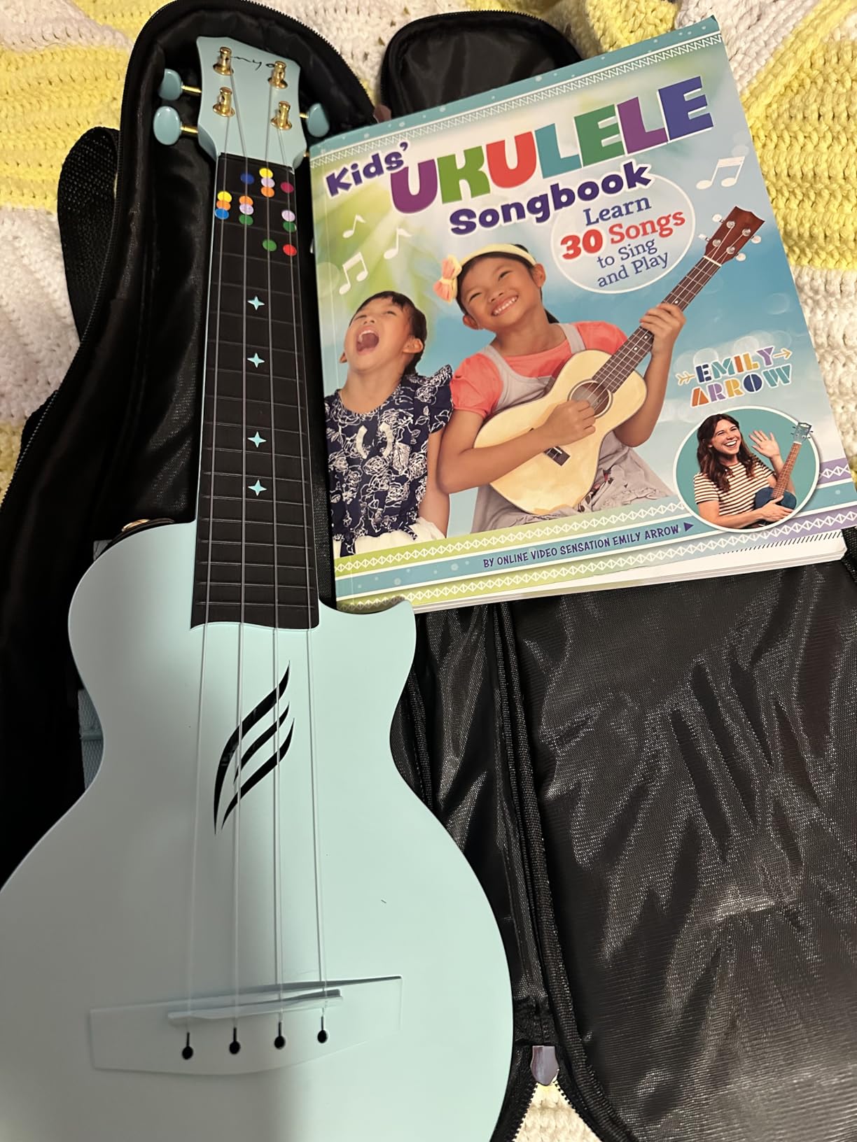 Enya Nova U Concert Ukulele 23-Inch Carbon Fiber Concert Travel Ukulele, Black | Waterproof Body, Resists Humidity, Heat and Cold, Lightweight 1.25 lb, Case, Strap, Capo, Strings, Beginner Kit customer photo 2