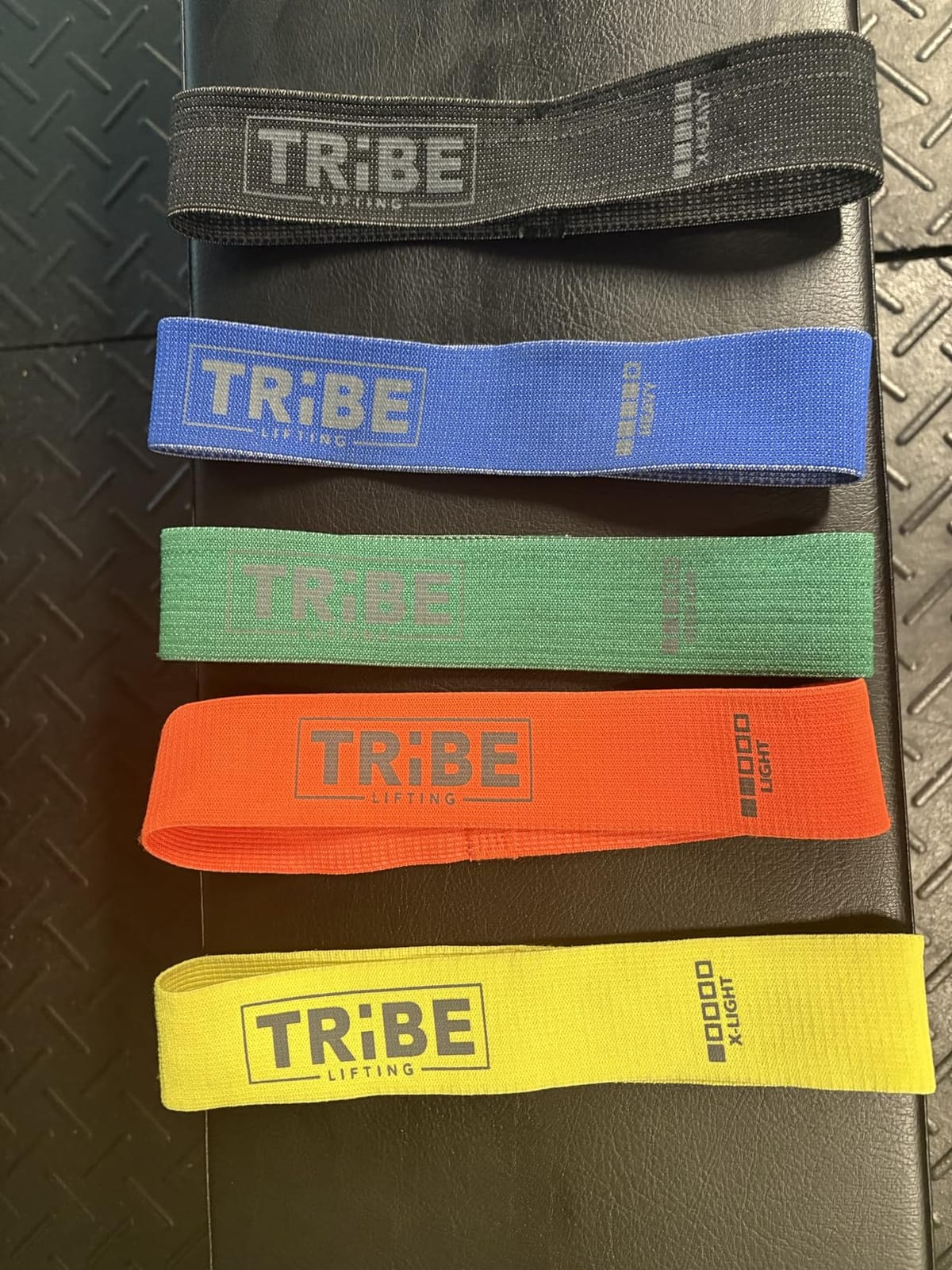 Fabric Resistance Bands for Working Out, 5-Band Set for Legs and Glutes | Booty bands for women and men, 5 resistance levels, for glute activation, hip training, squats, lunges and physical therapy customer photo 1