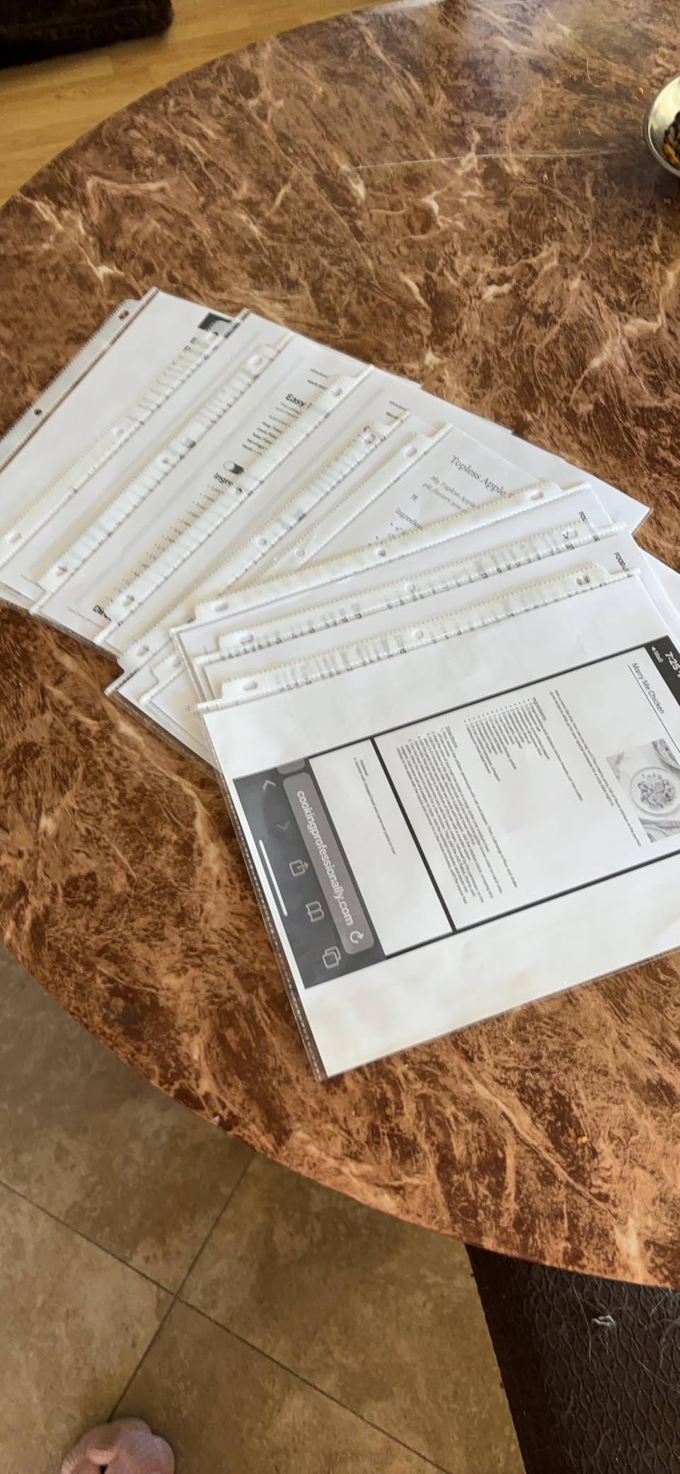 KTRIO Sheet Protectors 8.5 x 11, Page Protectors for 3 Ring Binder, 50 Pack | Crystal Clear, Top Loading, PVC-Free & Acid-Free Polypropylene, No Print Transfer, Protects Letter Size Documents customer photo 2