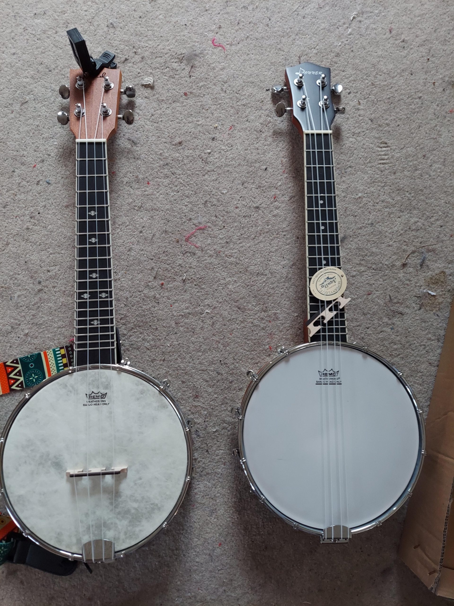 Donner Banjo Full Size 5 String Tenor Banjolele Guitar with Banjo Kit Tuner Gig Bag, Stringed Musical Instruments for Adult Beginner，DBJ-200 customer photo 2