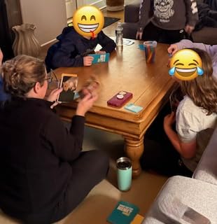 WHAT DO YOU MEME? Family Edition by Relatable - Nappa Award 2025 Winner, Family Games for Kids and Adults 8+, Includes 300 Caption Cards, 108 Photo Cards customer photo 1