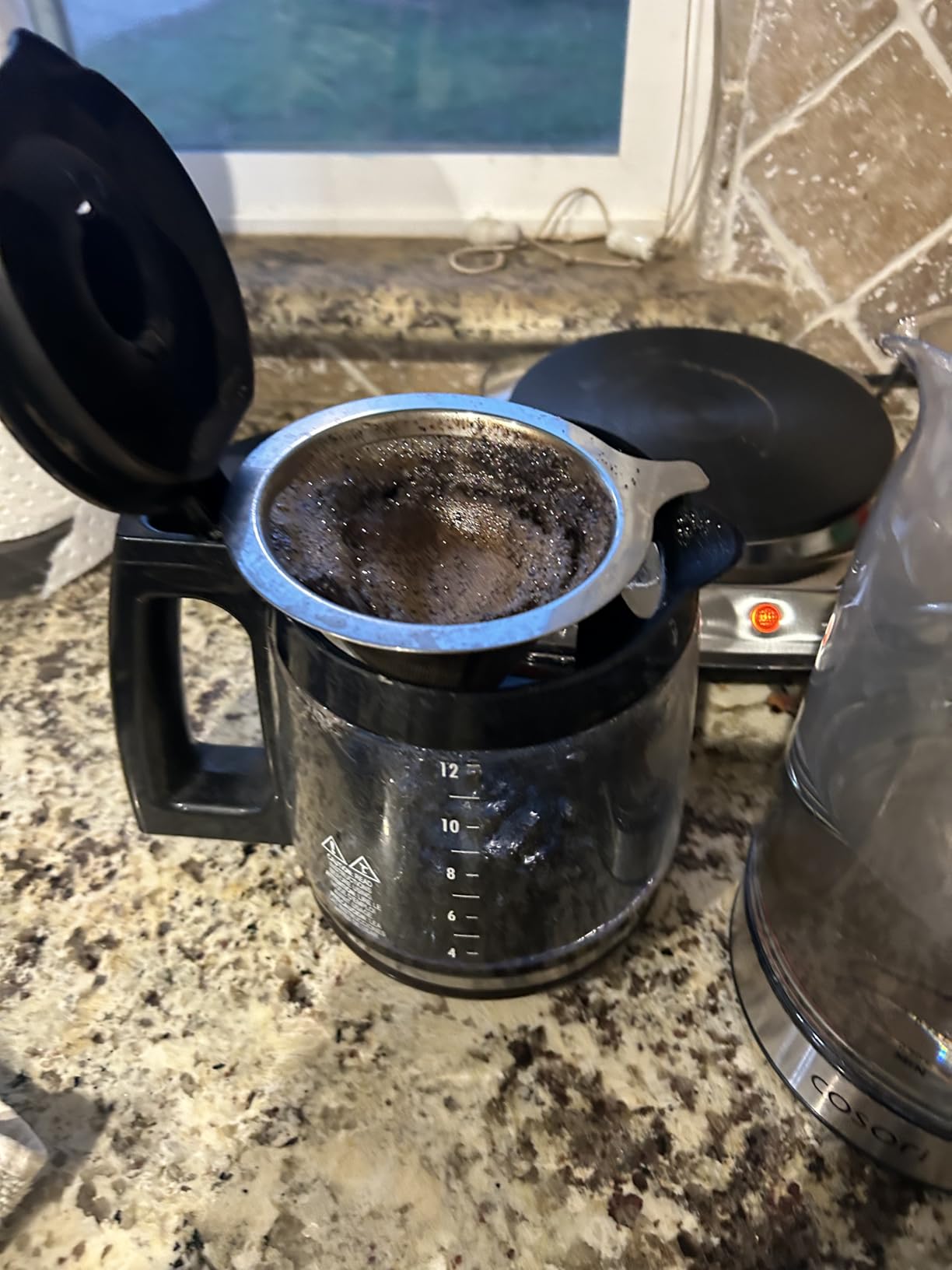 Cosori Pour Over Coffee Maker, Double Layer Stainless Steel Filter, 8cup customer photo 2