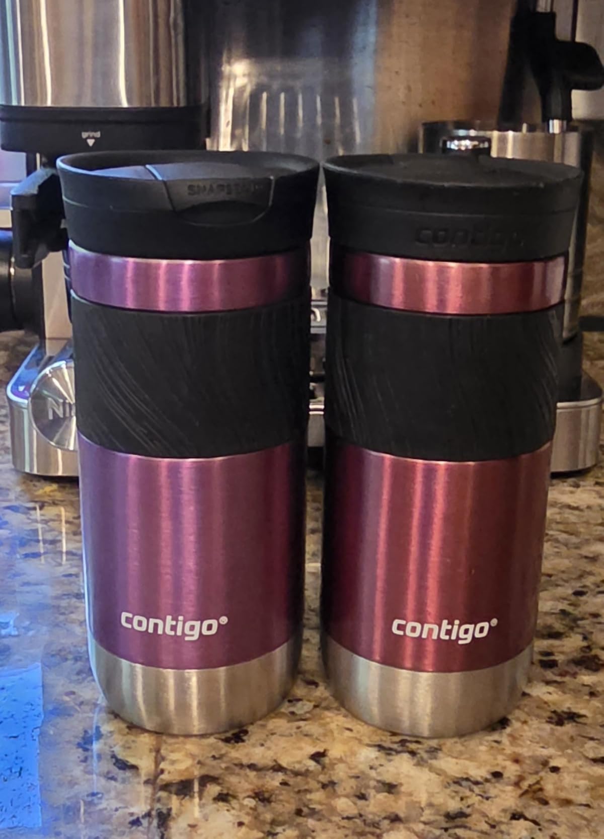 Contigo Byron Vacuum-Insulated Stainless Steel Travel Mug with Leak-Proof Lid, Reusable Coffee Cup or Water Bottle, BPA-Free, 20oz 2-Pack customer photo 1