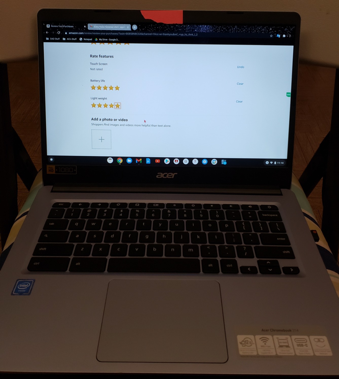 Acer Chromebook 314, Intel Celeron N4000, 14