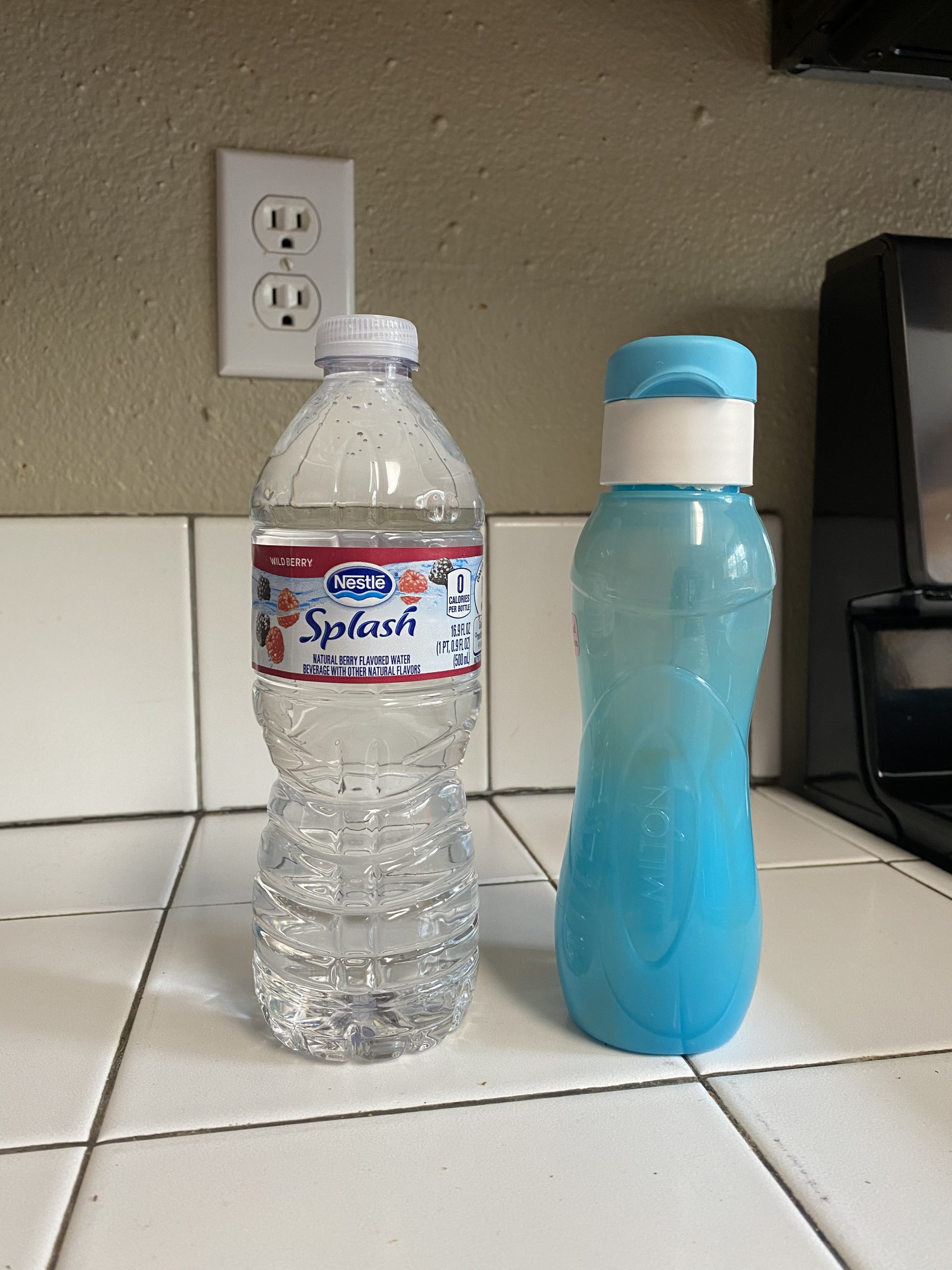 MILTON Water Bottle Kids Reusable Leakproof 12 Oz Plastic Wide Mouth Large Big Drink Bottle BPA & Leak Free with Handle Strap Carrier for Cycling Camping Hiking Gym Yoga customer photo 2
