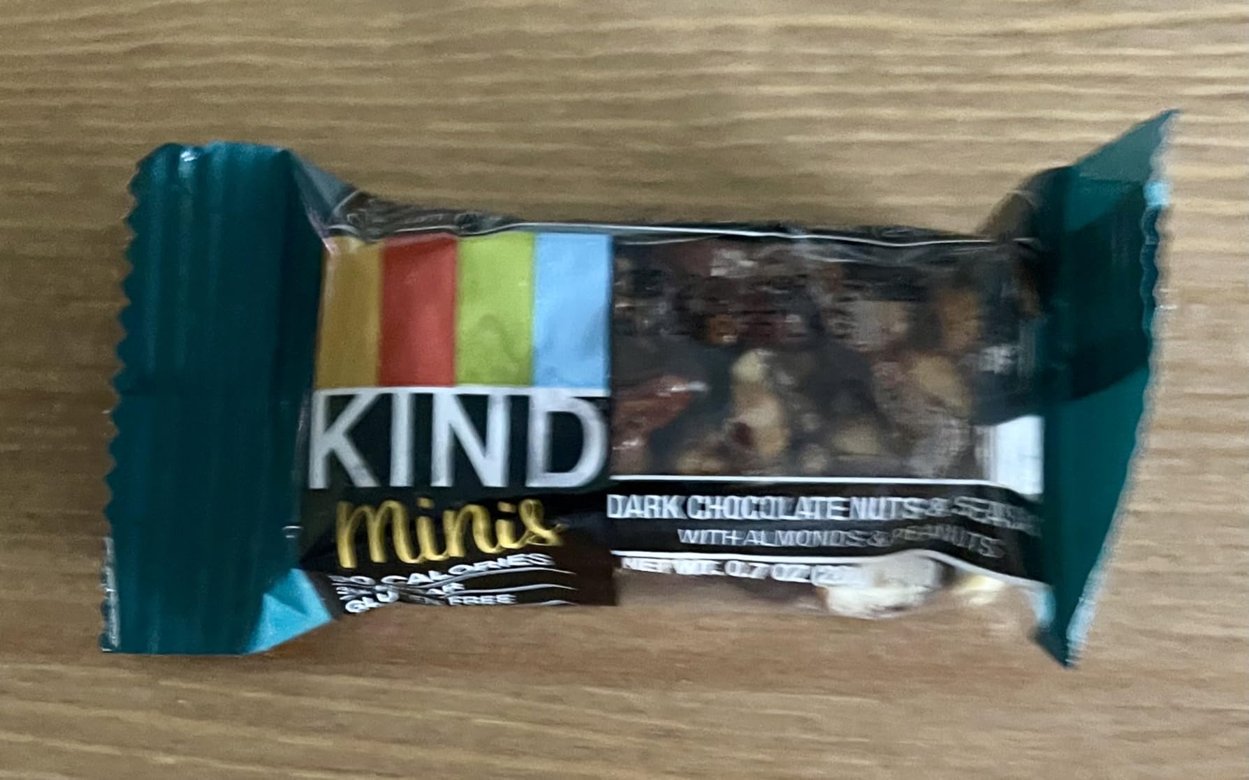 KIND Mini Snack Bars, Dark Chocolate Nuts & Sea Salt, Gluten Free, Low Sugar, Low Calorie Snacks, 10 Count customer photo 1