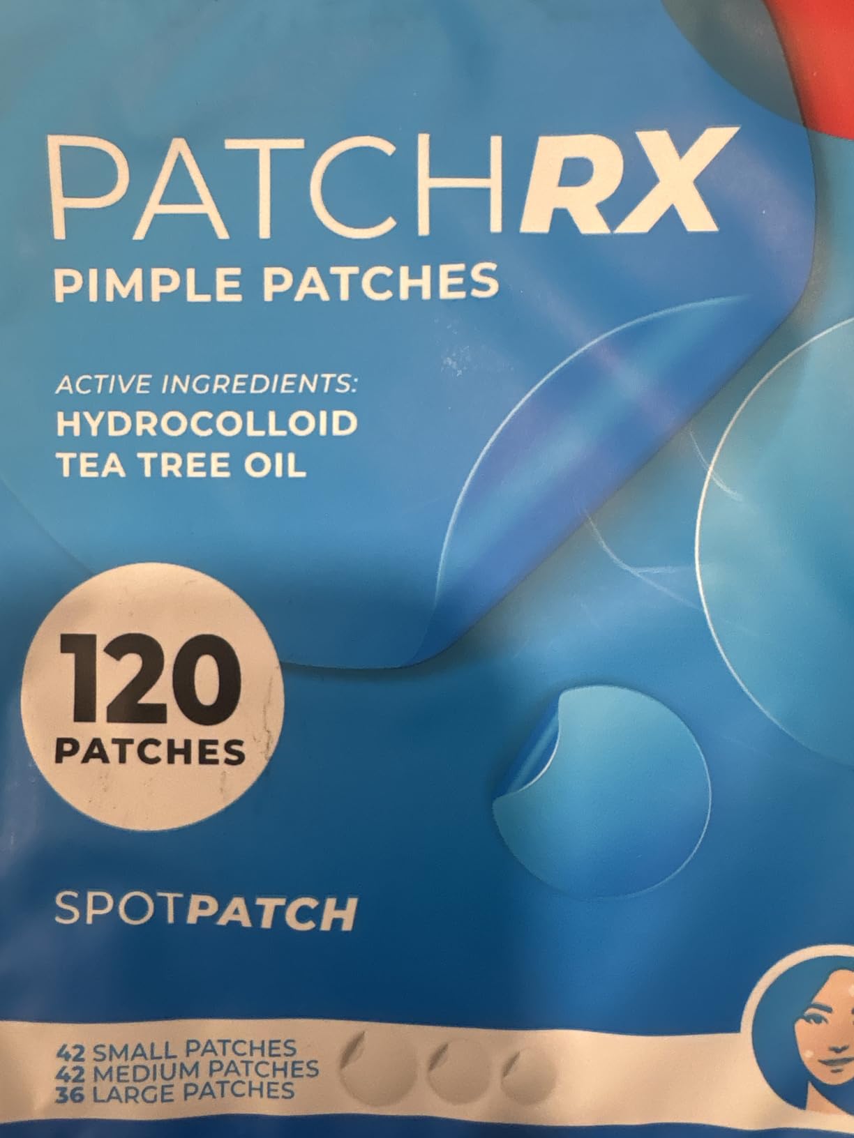 PatchRx Pimple Patches for Face (120 Patches), Hydrocolloid Acne Patches with Tea Tree Oil, Pimple Patch Pimple Stickers - Hydrocolloid Patch Acne Dots - Zit Patches customer photo 1