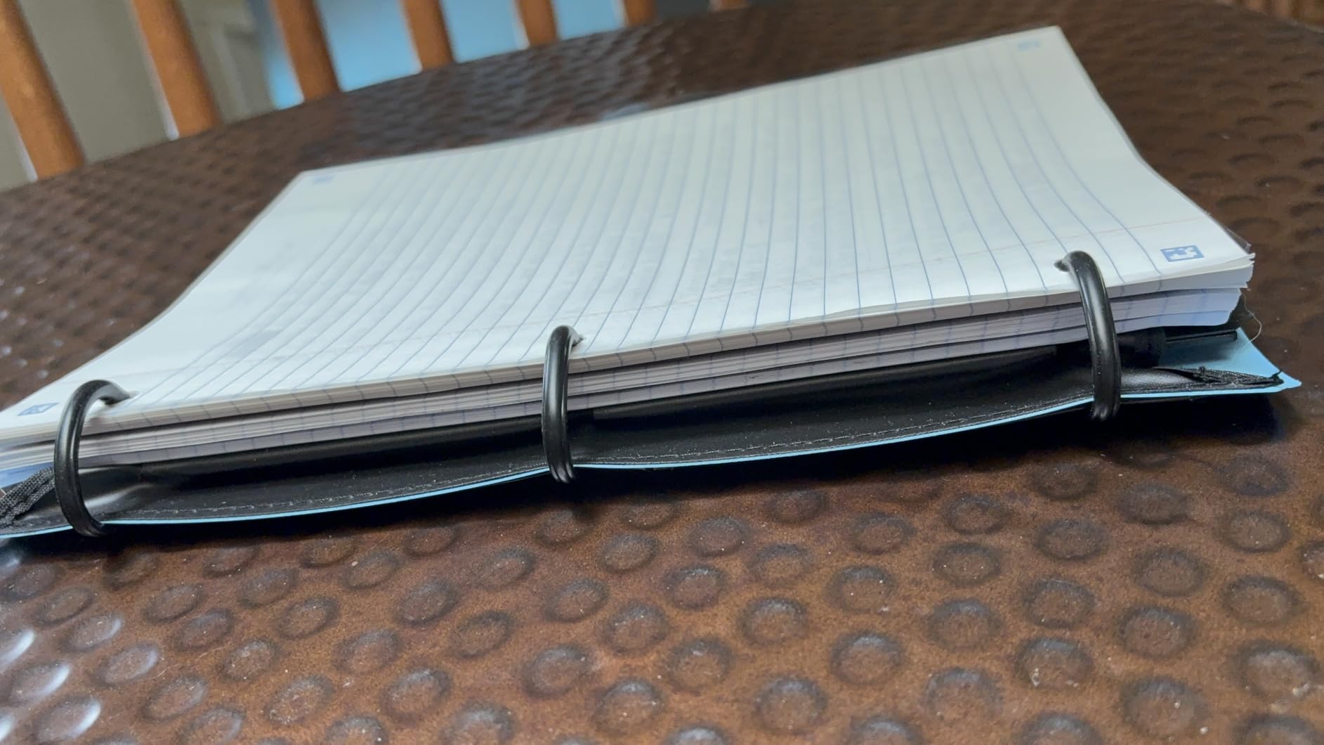 Five Star Flex Refillable Notebook + Study App 1 Inch O-Rings Binder with Pockets Tabs and Dividers, 220 Sheet Capacity, Includes 60 Sheets 8.5