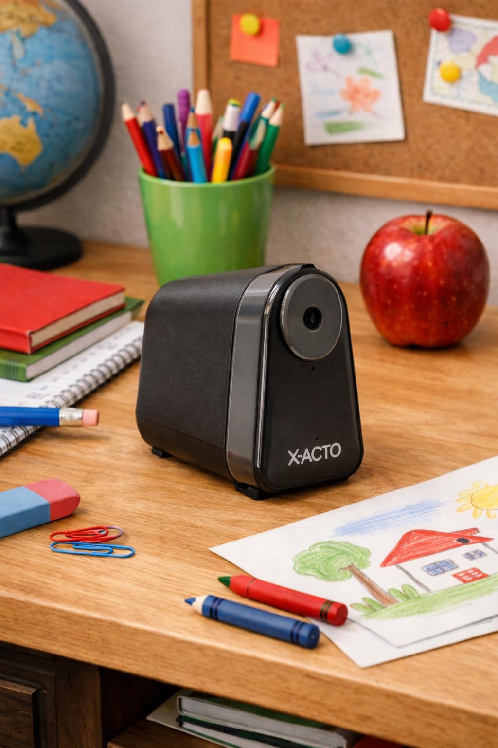 X-ACTO Pencil Sharpener, Mighty Mite Electric Sharpener, With Pencil Saver, SafeStart Motor, Black - Classroom, School, Teacher Supplies customer photo 2