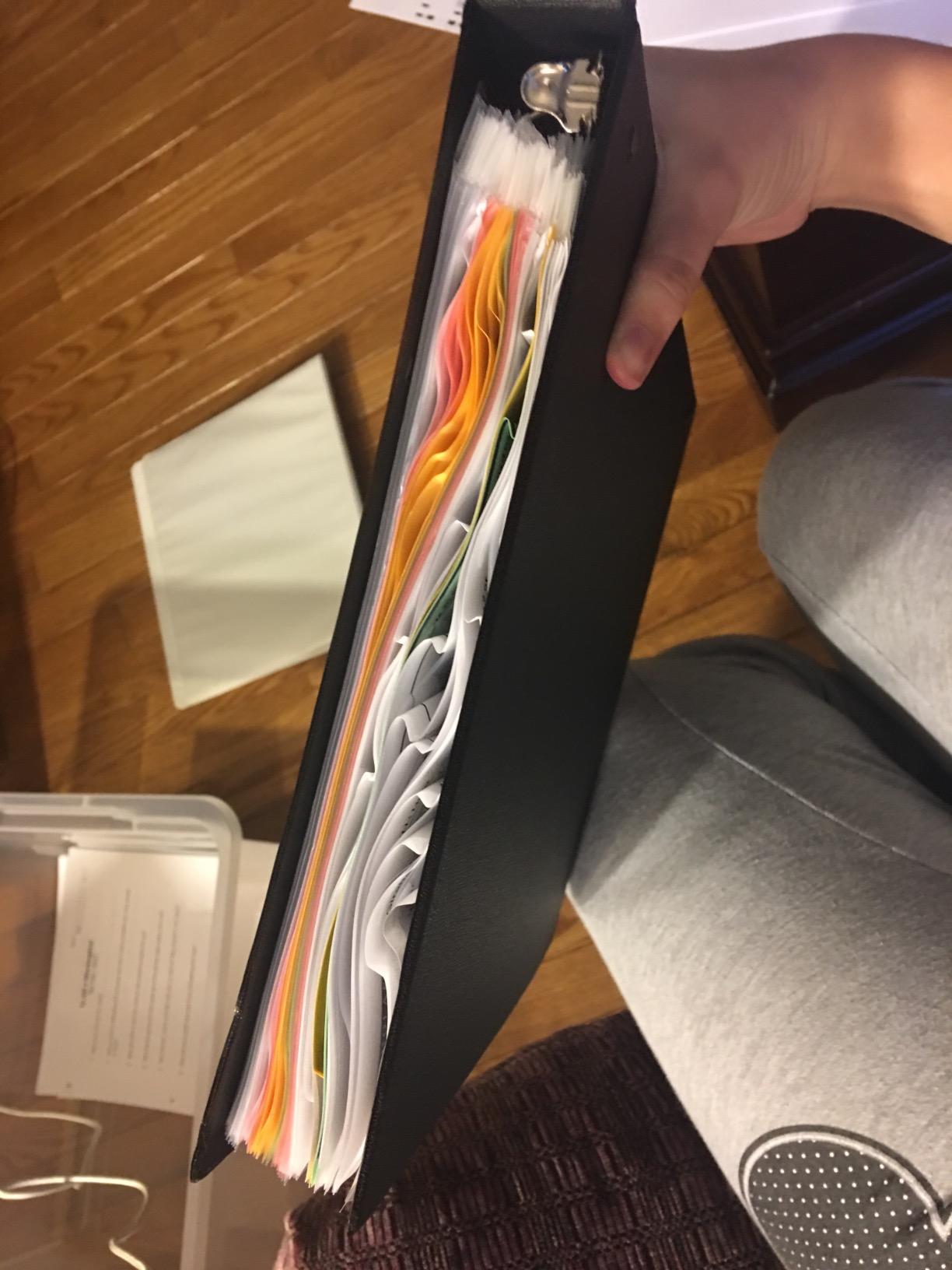 50 Sheet Protectors 8.5 x 11 for 3 Ring Binder, Heavy Duty Clear Page | Page Protectors for 3 Ring Binder, PVC Free Polypropylene Plastic Sleeves for Paper, Top Loading, Acid Free, Archival Safe customer photo 1