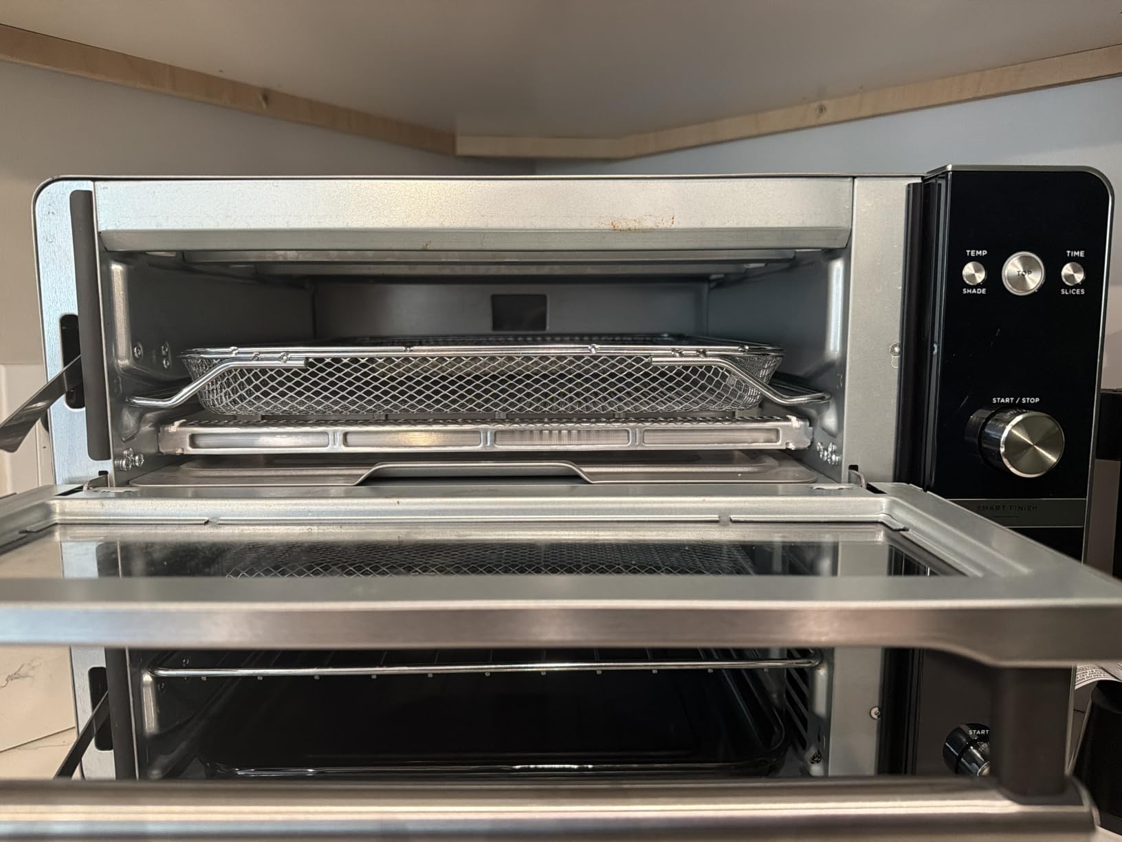 Ninja Foodi XL Pro Air Fry Oven, 10-in-1, Stainless Steel, DT201 | Fits 5 lb chicken, Air fry, roast, bake, broil, toast, dehydrate, reheat, pizza, 1800W customer photo 1