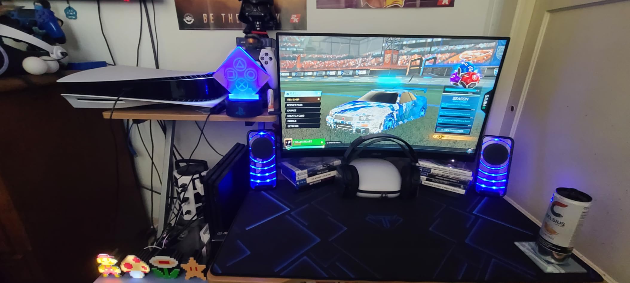 Large Gaming Mouse Pad, Extra Large Big Mouse Pad with Stitched Edge | Mouse Pad Desk, XXL Non-Slip Black Computer Long Mousepad Desk Mat for Gamer, Office & Home, Black customer photo 1