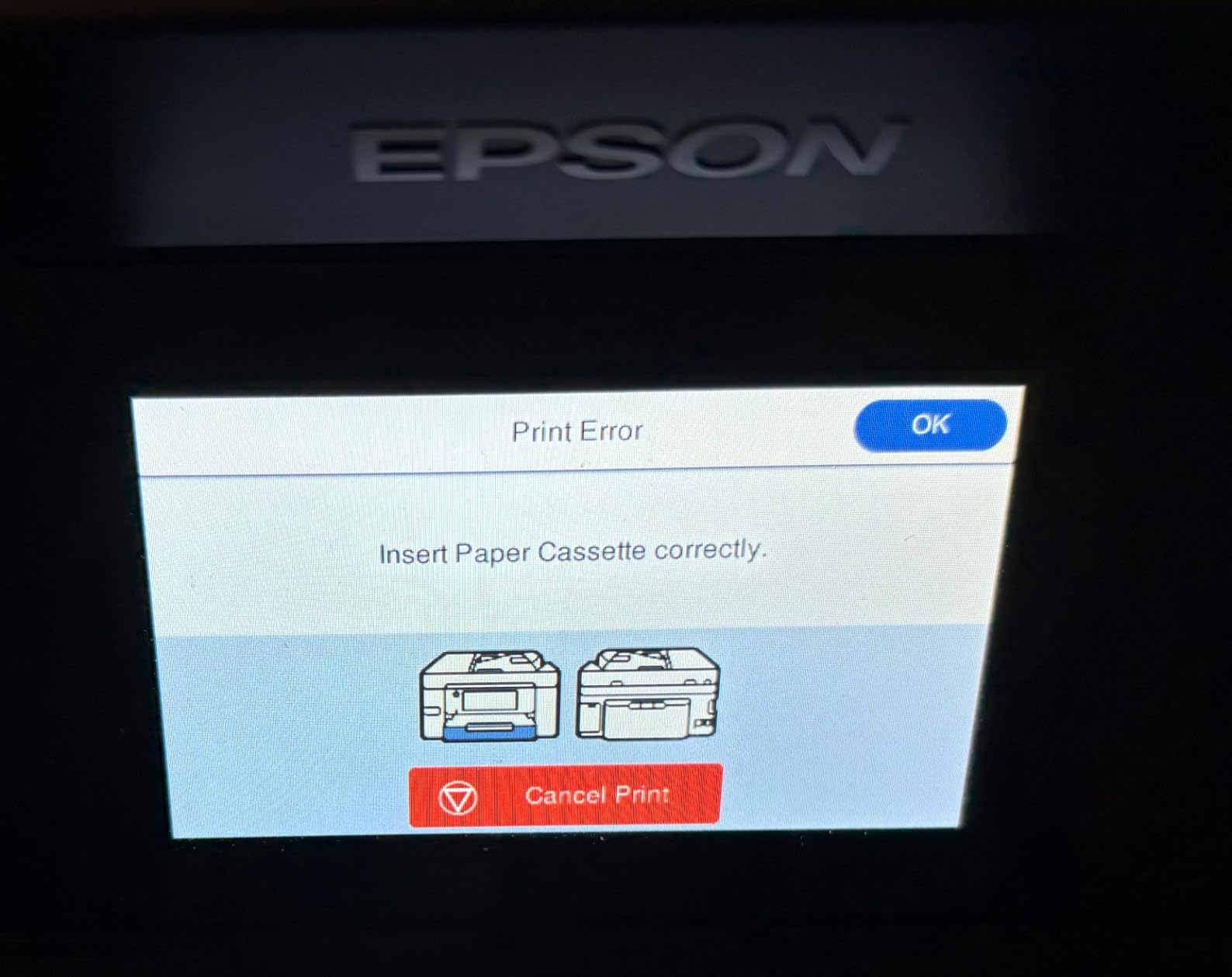 Epson Workforce Pro WF-4820 Wireless Color Inkjet All-In-One Printer, Black, Large customer photo 2