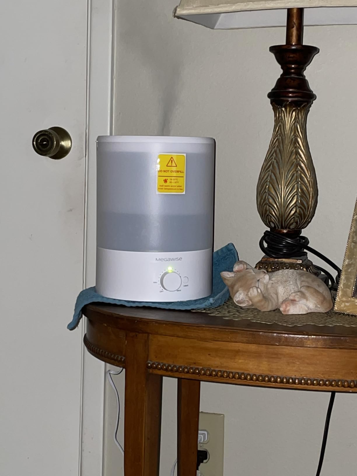 MegaWise Ultrasonic Cool Mist Humidifier SK7620 - 1.5L Capacity, Whisper-Quiet Operation, Adjustable Mist Output, Auto Shut-Off - Ideal for Home, Office, Baby Room, and Bedroom customer photo 1