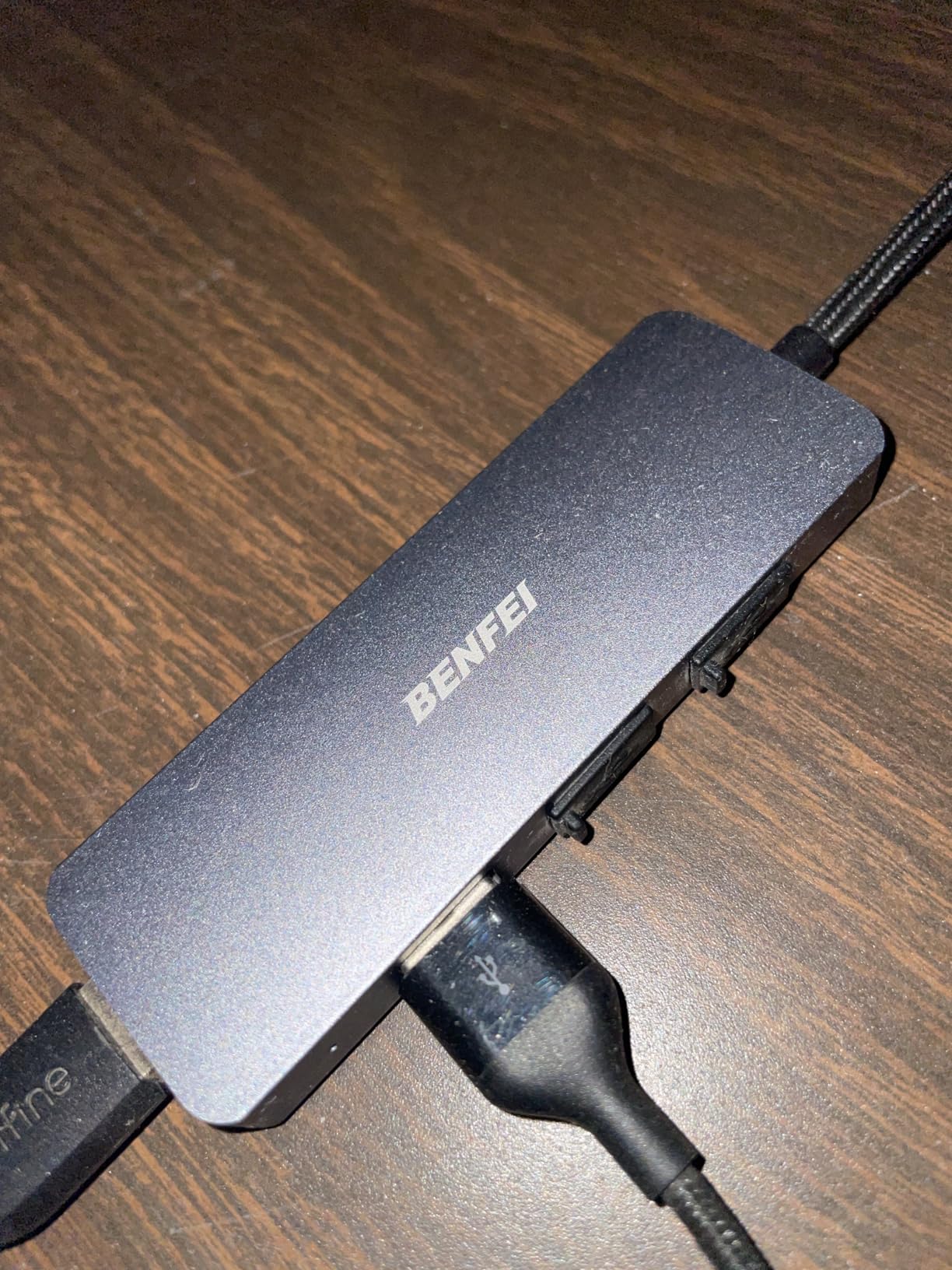 BENFEI USB 3.0 Hub, 4 Ports USB A Splitter Ultra-Slim Expander for Mouse, Keyboard, Flash Drive, U Disk, Printer Compatible with Laptop, Desktop PC, Xbox, PS5, and More customer photo 1