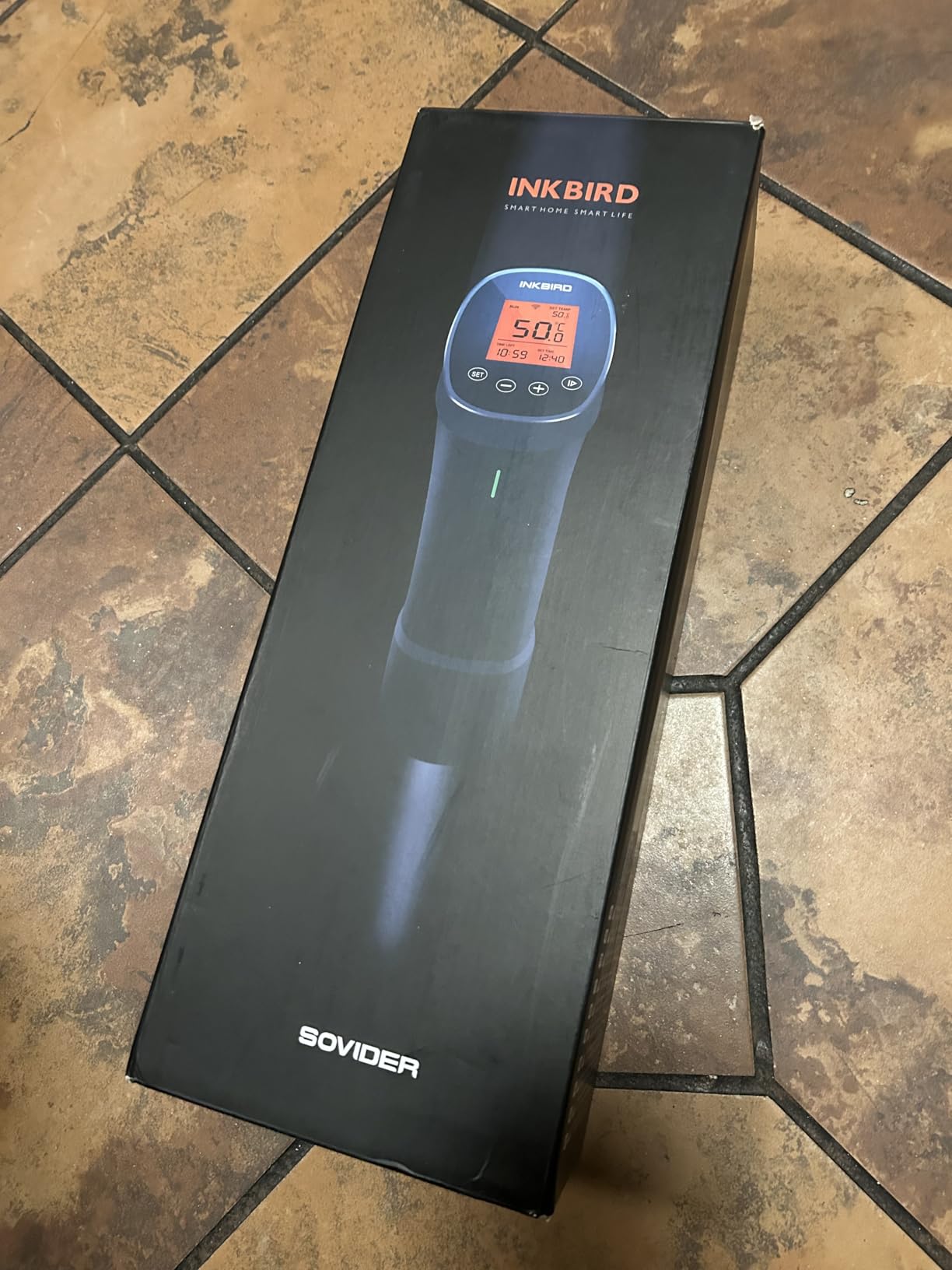 INKBIRD 2.4G Wifi Sous Vide Cooker ISV-200W 1000W Sous Vide w/APP Recipes, Remote Control Immersion Circulator with Free APP, Timer Alarm Mobile Notification 3D Water Fast Heating, Ultra-Quiet customer photo 1
