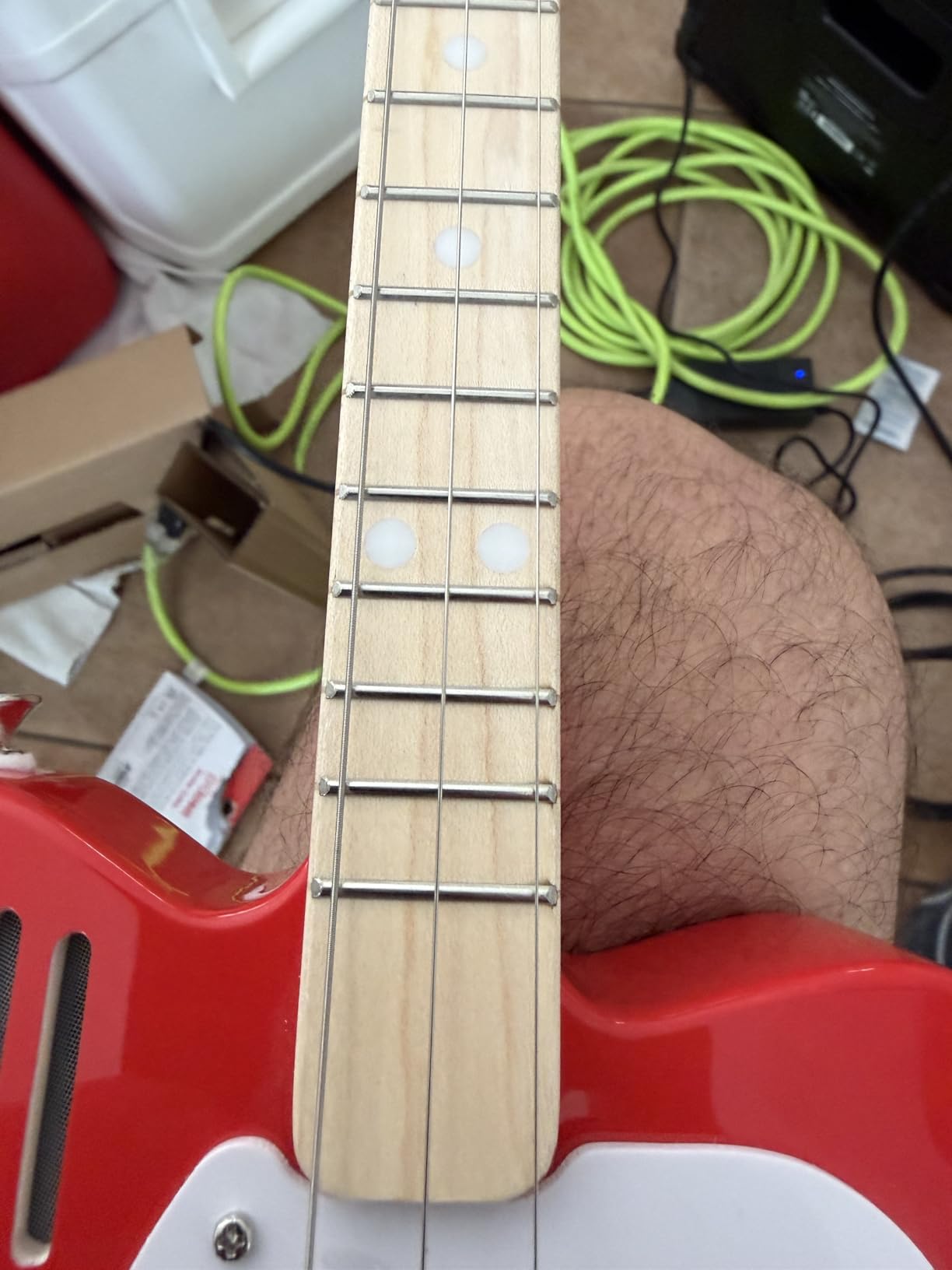 Loog Mini Electric kids Guitar for Beginners built-in Amp Ages 3+ Learning App and Lessons Included customer photo 2
