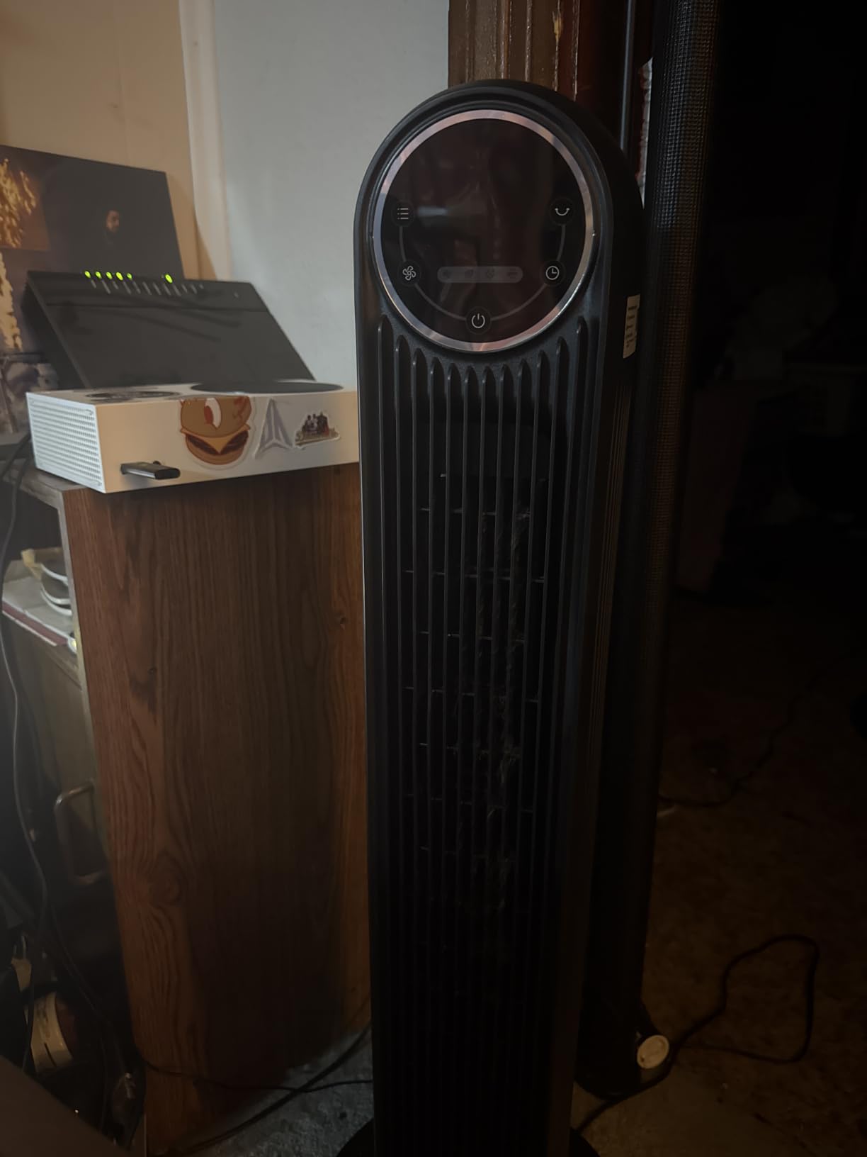 DREO Tower Fan for Bedroom, 28ft/s High Velocity, 9 Speeds, DC Motor | 2026 Upgraded Ultra-Quiet Fan, 4 Modes, 12H Timer, 90° Oscillating Cooling Standing Fan for Indoor Home Office Room, 42 inch customer photo 1